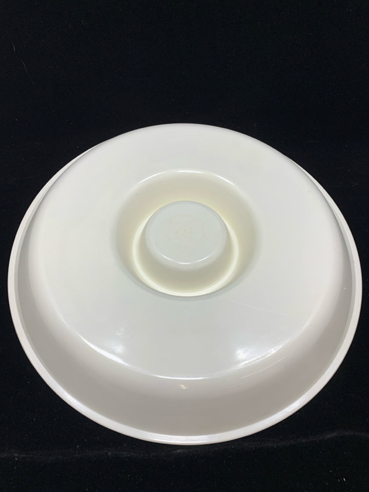 COLORFUL FISH MELAMINE CHIP N DIP TRAY.