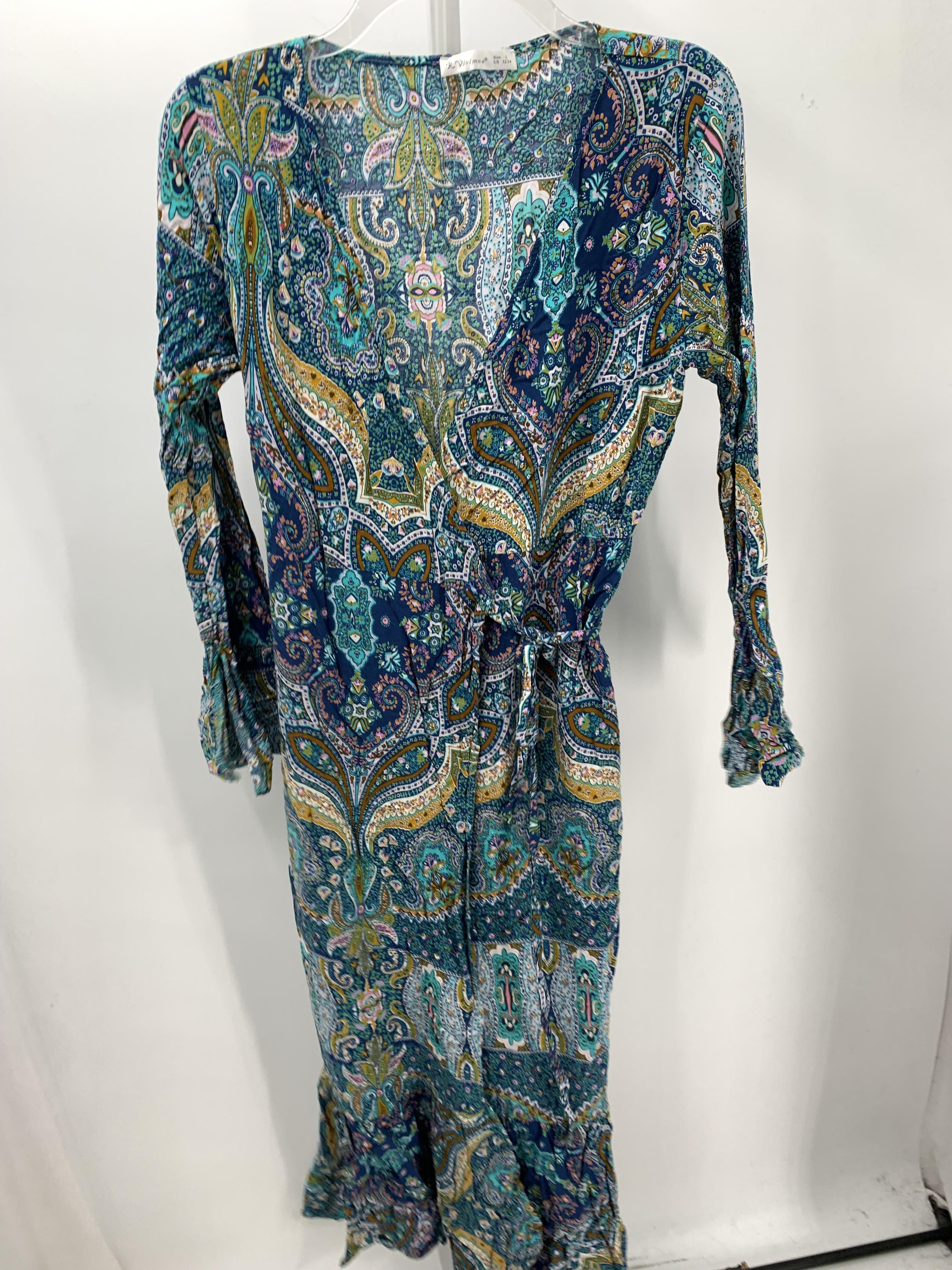 Size Large Misses Long Sleeve Dress