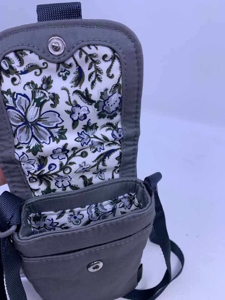 Vera Bradley Utility Cellphone Crossbody in Galaxy Gray- NWT