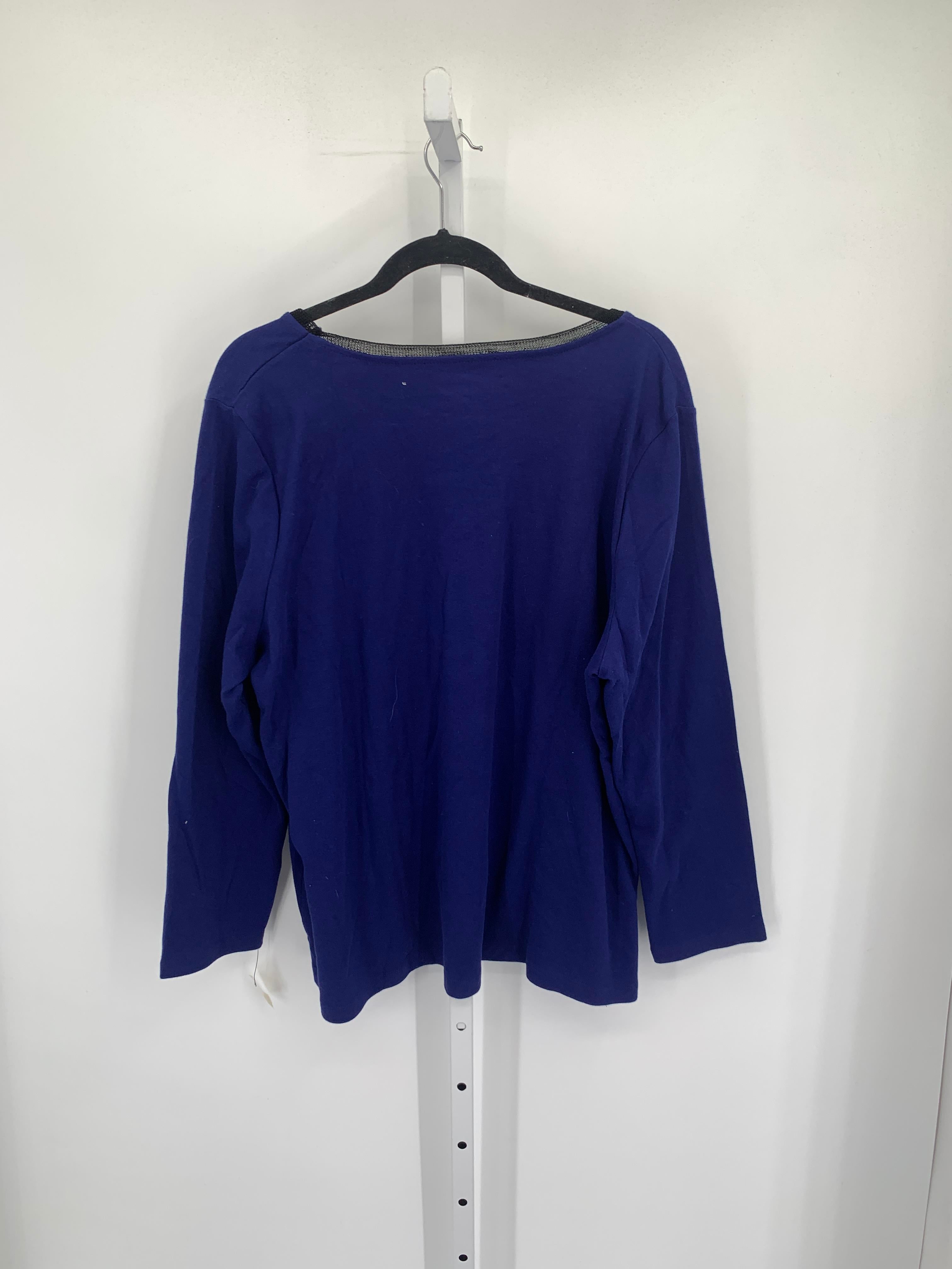 Talbots Size 3X Womens Long Sleeve Shirt