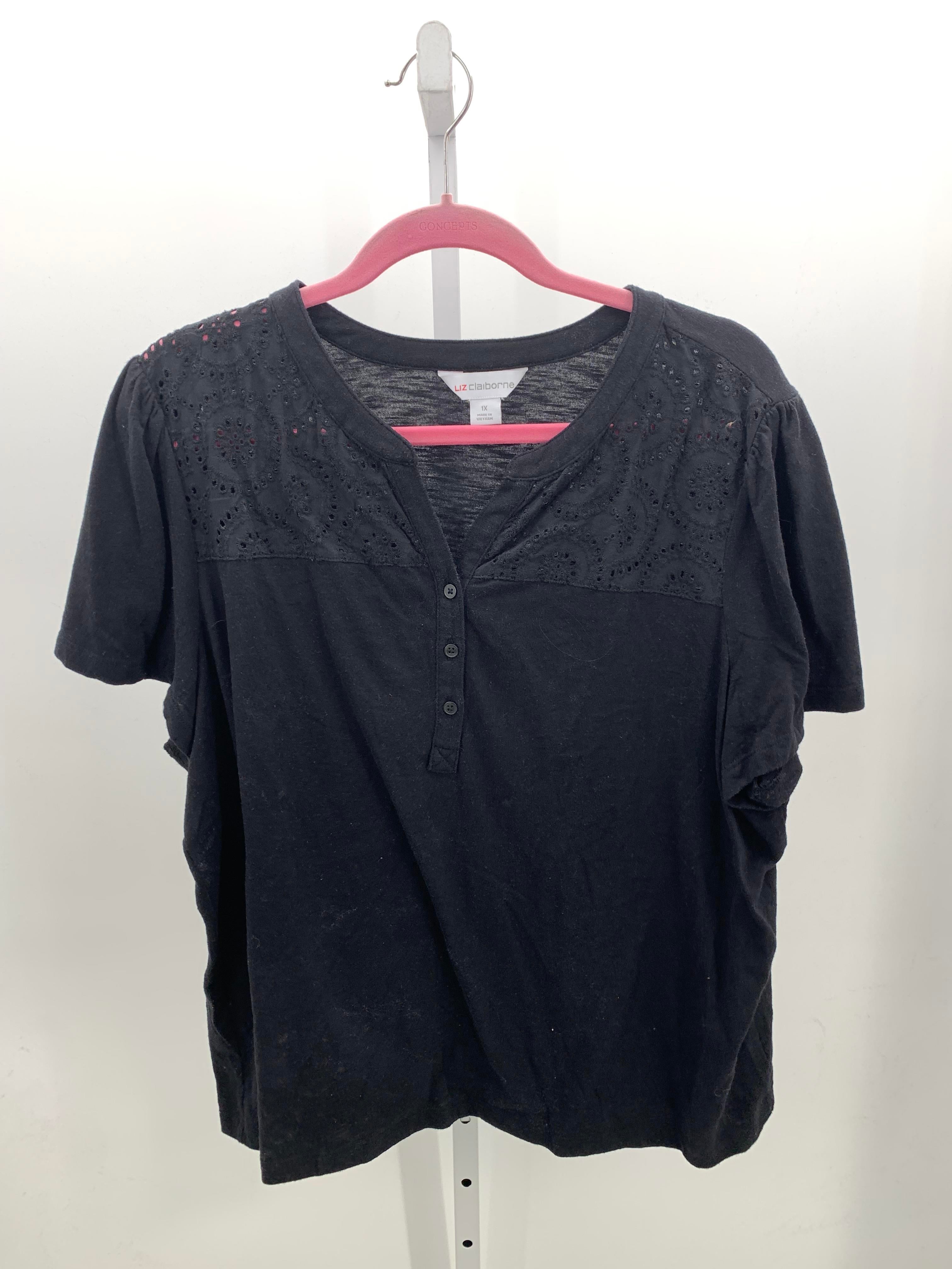 Liz Claiborne Size 1X Womens Short Sleeve Shirt
