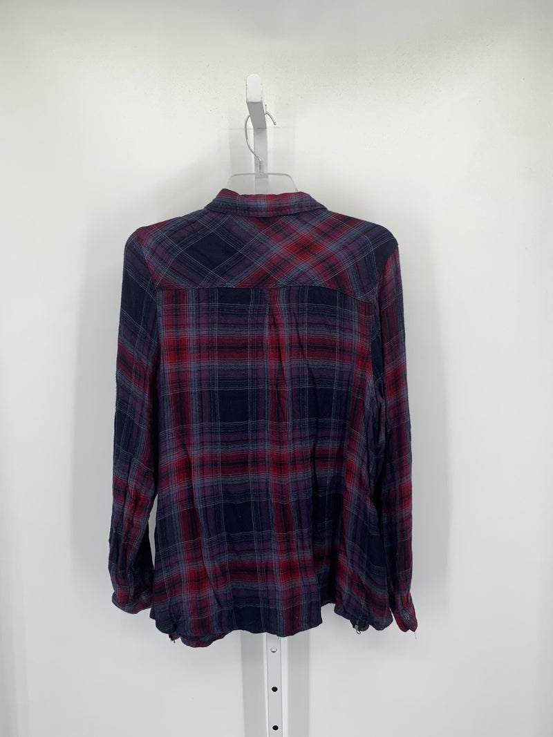 Maurices Size 0X Womens Long Sleeve Shirt