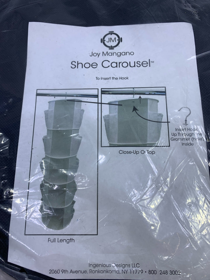 NIP SHOE CAROUSEL BLACK JOY MANGANO.