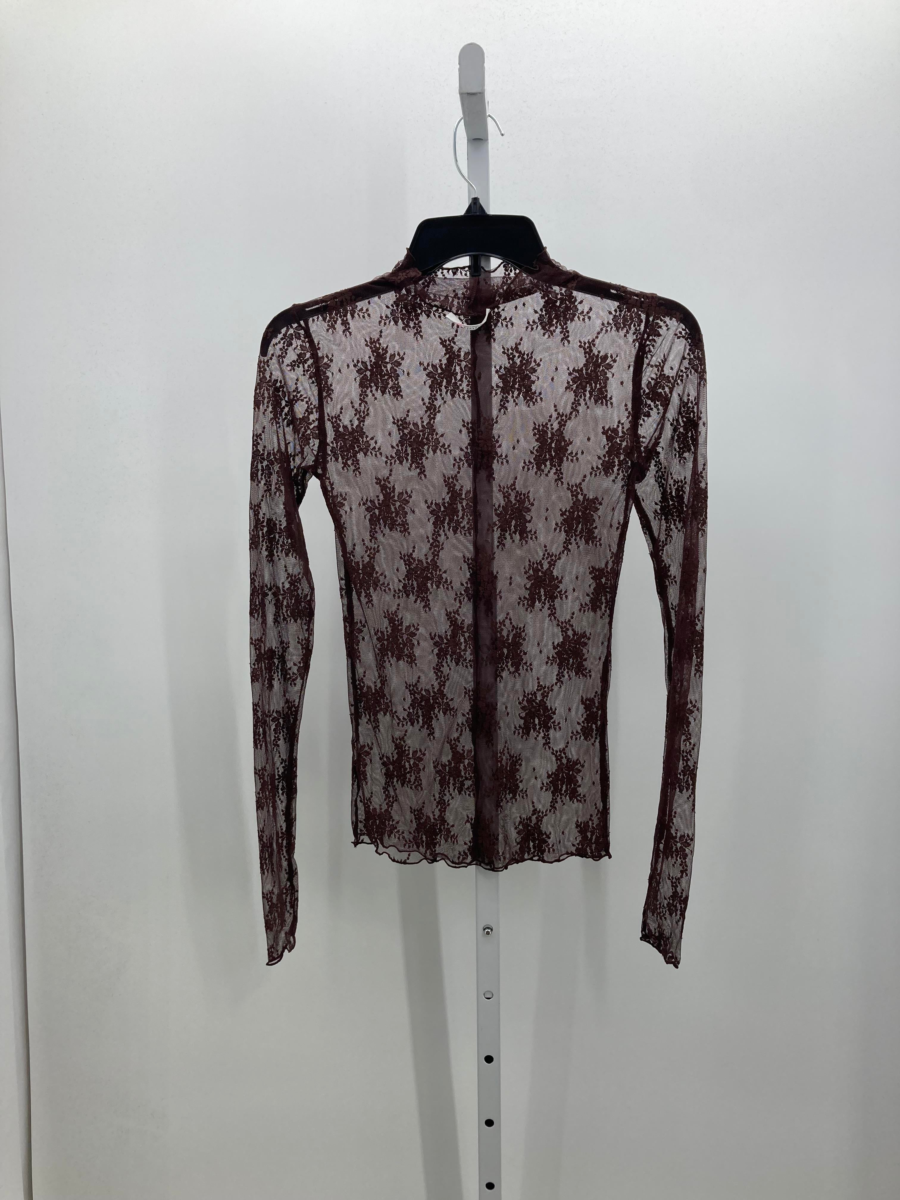 Free People Size X Small Misses Long Sleeve Shirt