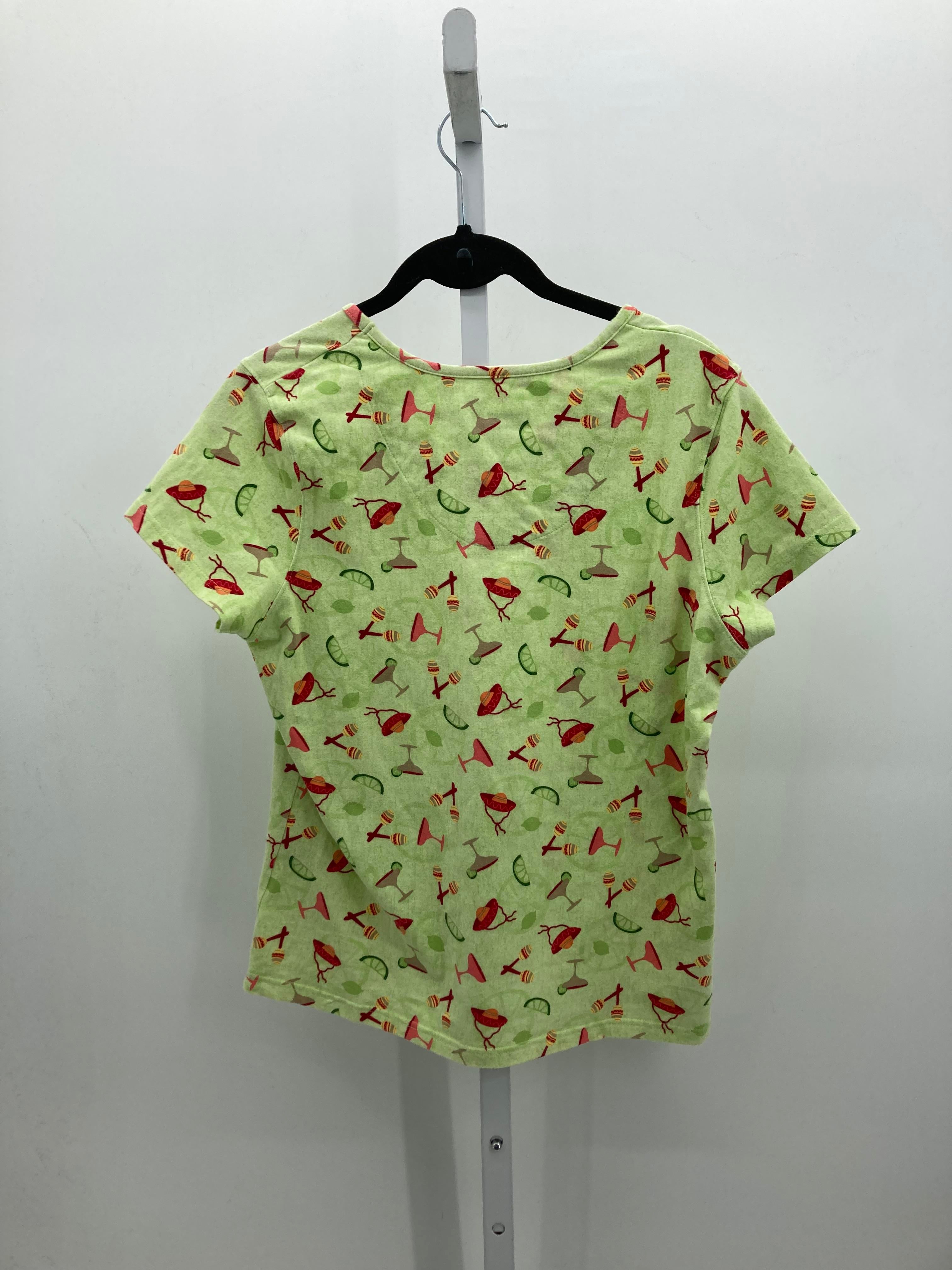 Christopher & Banks Size Large Misses Short Sleeve Shirt