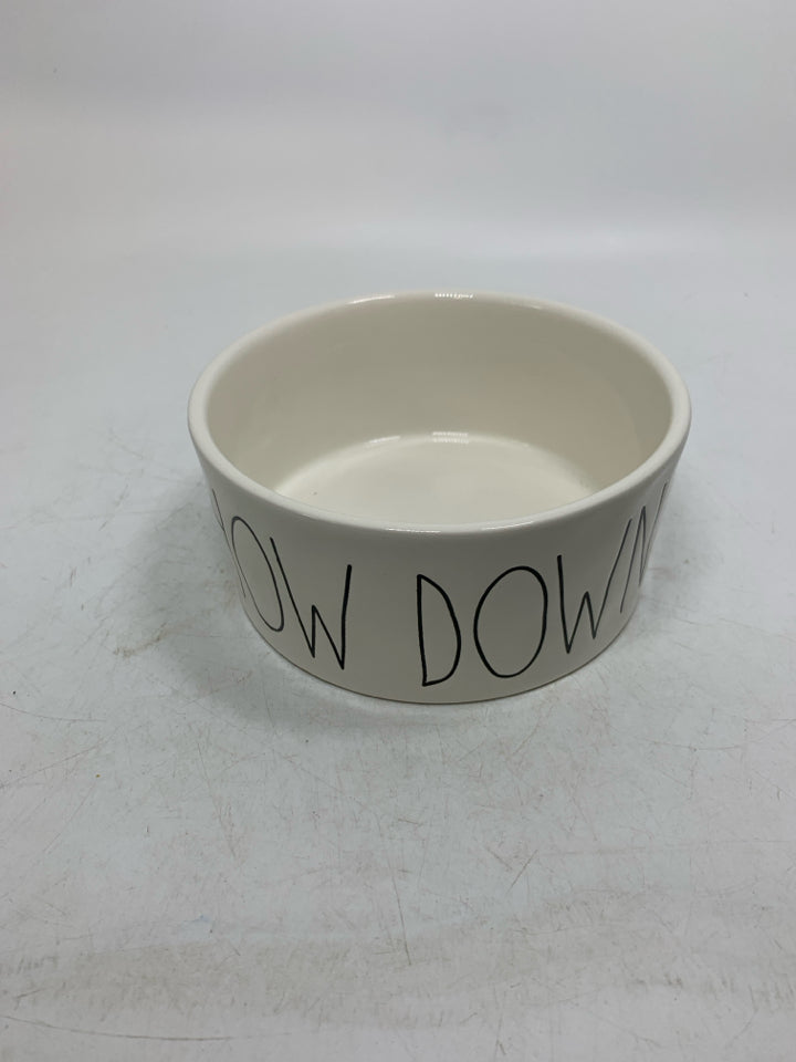 CHOW DOWN DOG BOWL.