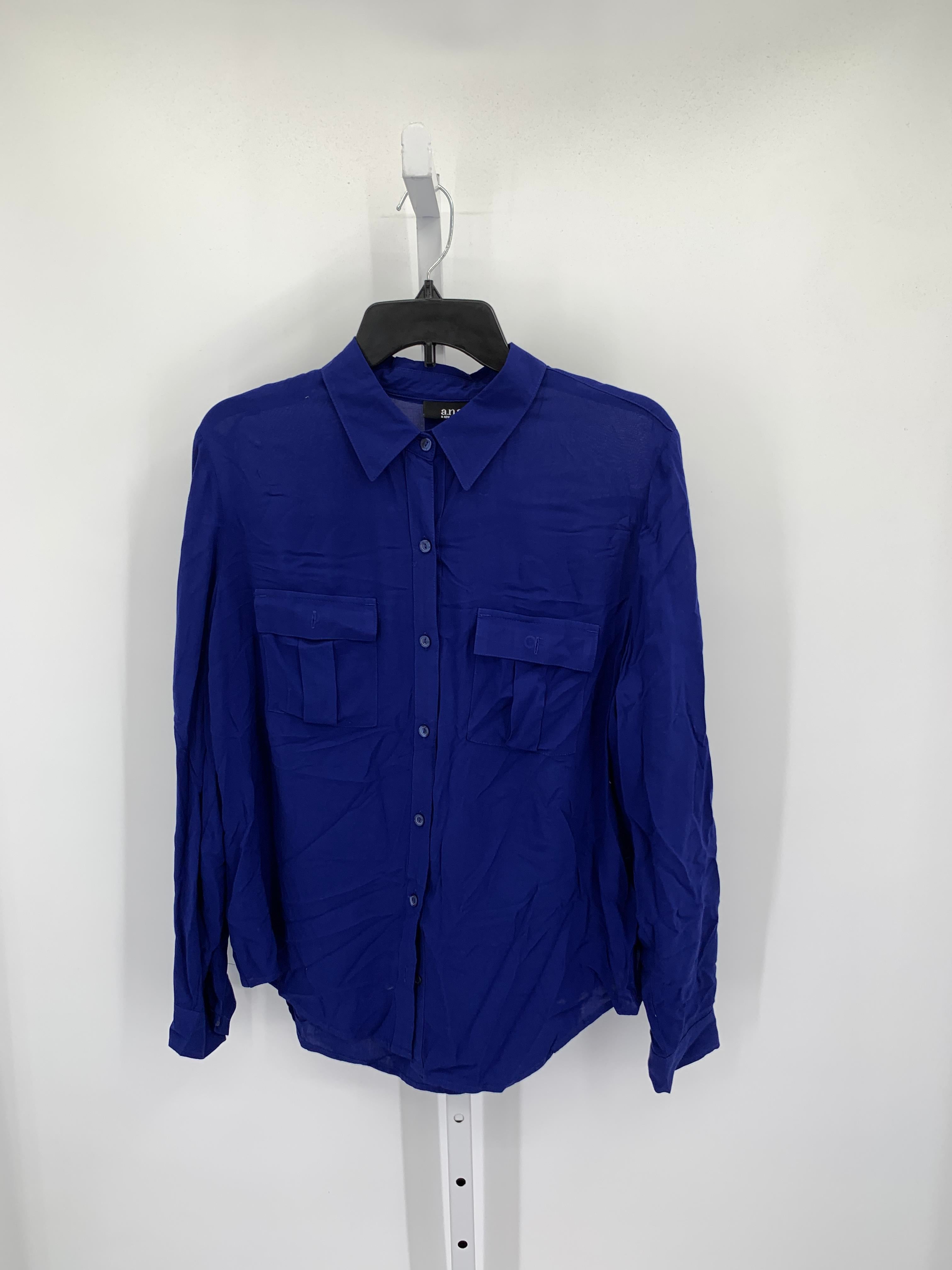 A.N.A. Size Large Misses Long Sleeve Shirt