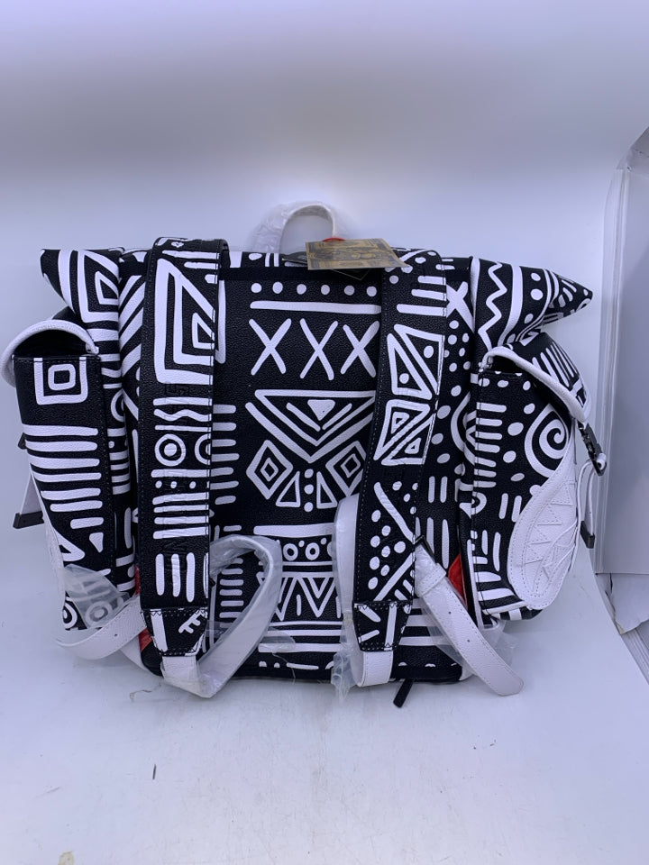 Sprayground AI tribal Courture Monte Carlo Backpack- New With Tags