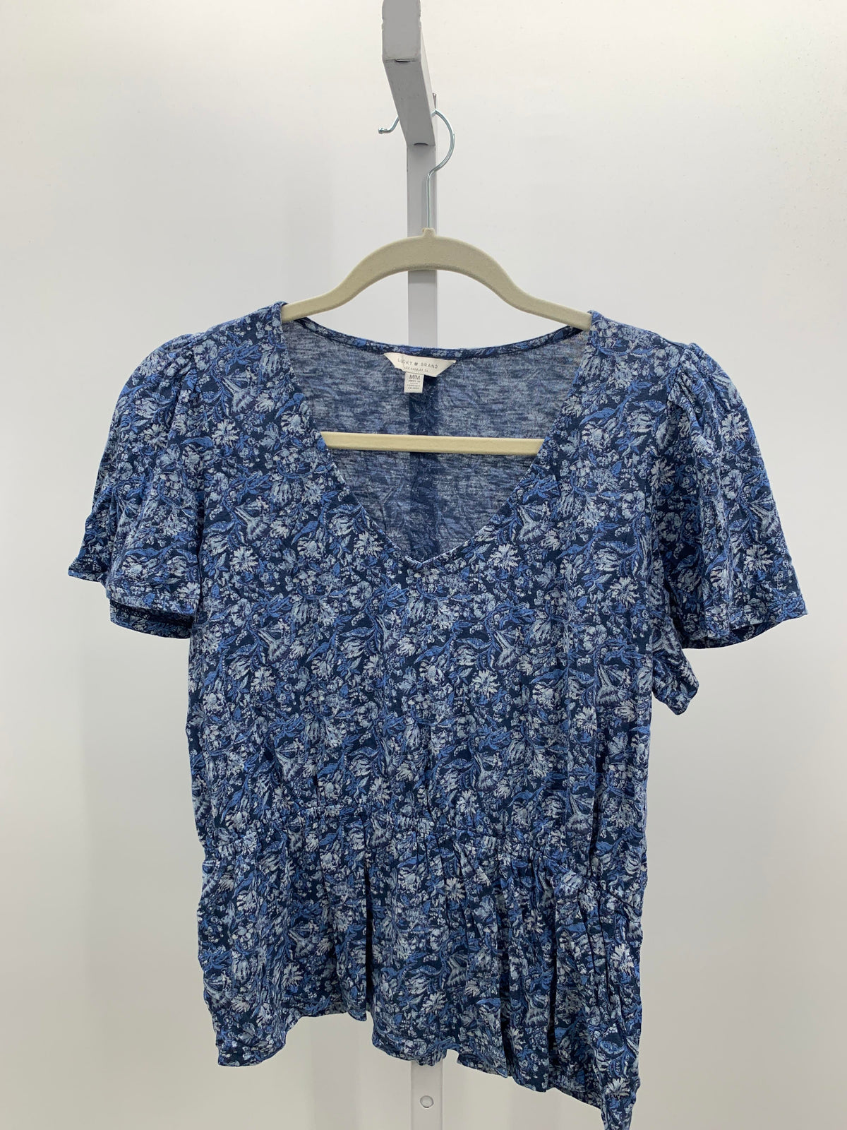 Lucky Brand Size Medium Misses Short Sleeve Shirt