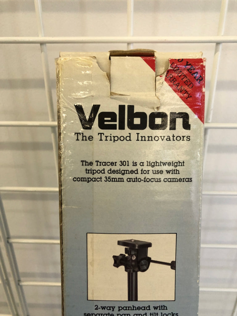 NIB VELBON TRACER 301 TRIPOD.