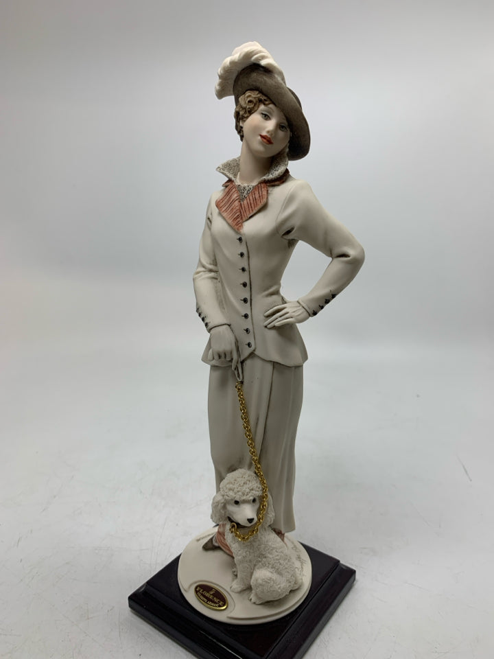 VTG GIUSEPPE ARMANI FLORENCE LADY WITH POODLE #1304F 1999.