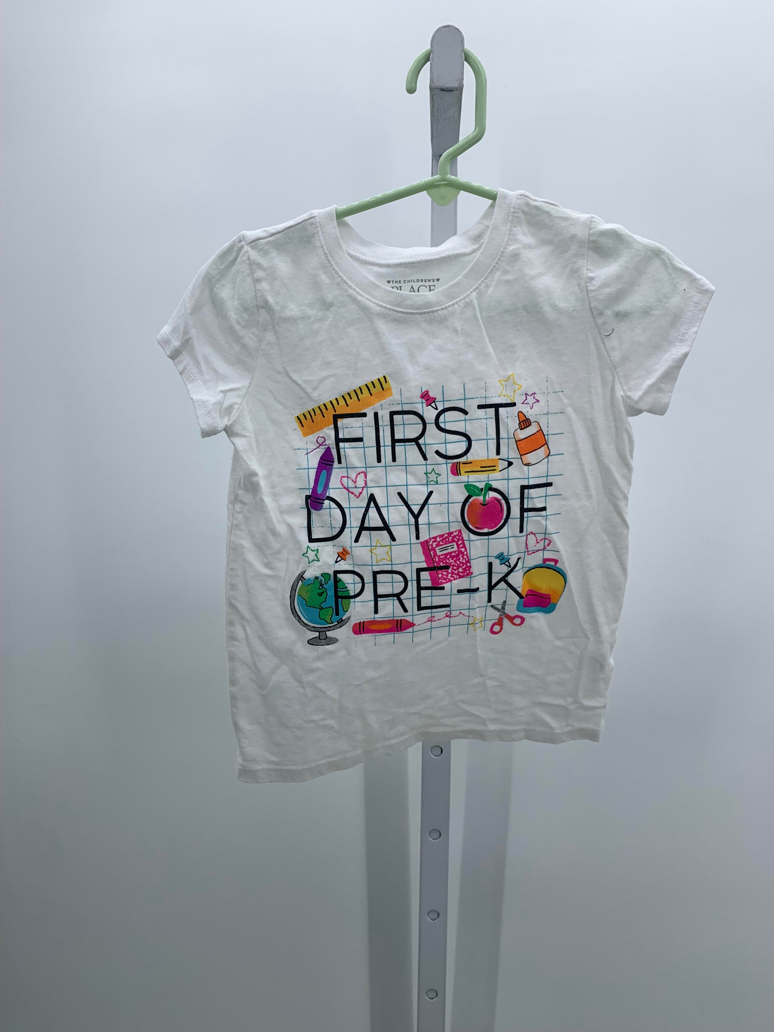 Children's Place Size 4T Girls Short Sleeve Shirt