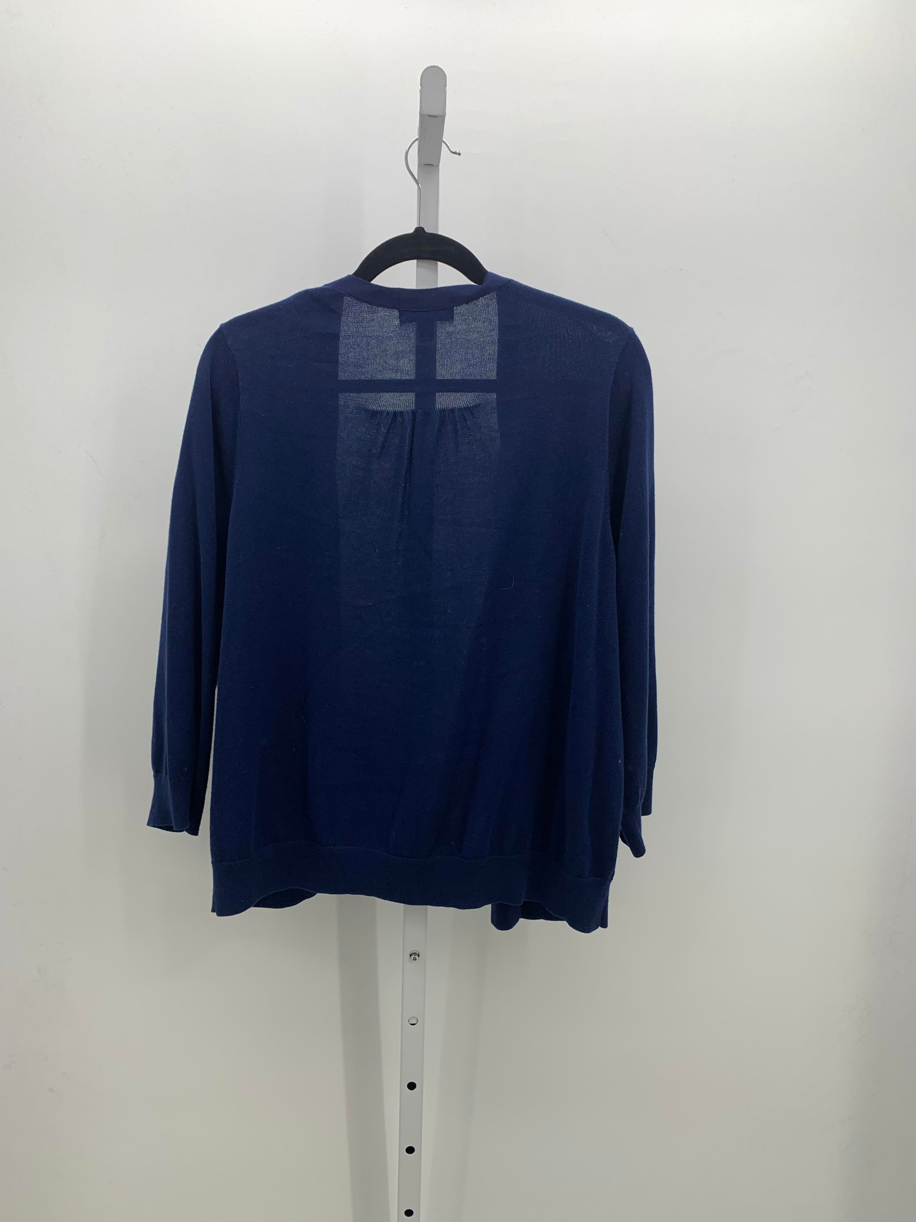 Lands End Size 1X Womens Cardigan