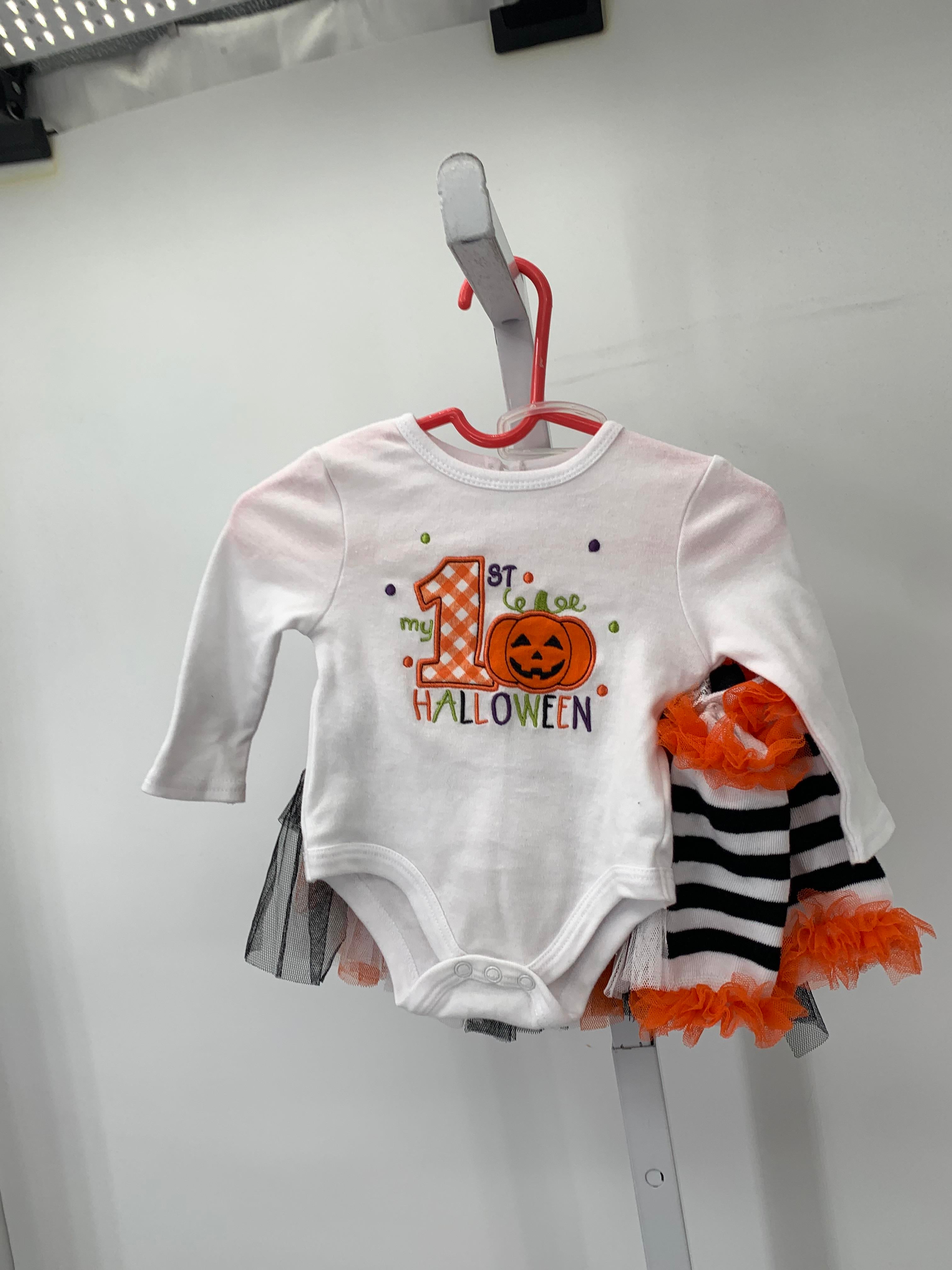 MY 1ST HALLOWEEN SHIRT SKIRT AND SOCKS