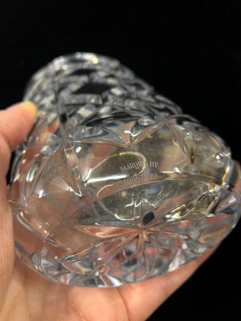 MARQUIS BY WATERFORD CRYSTAL CUT VASE.