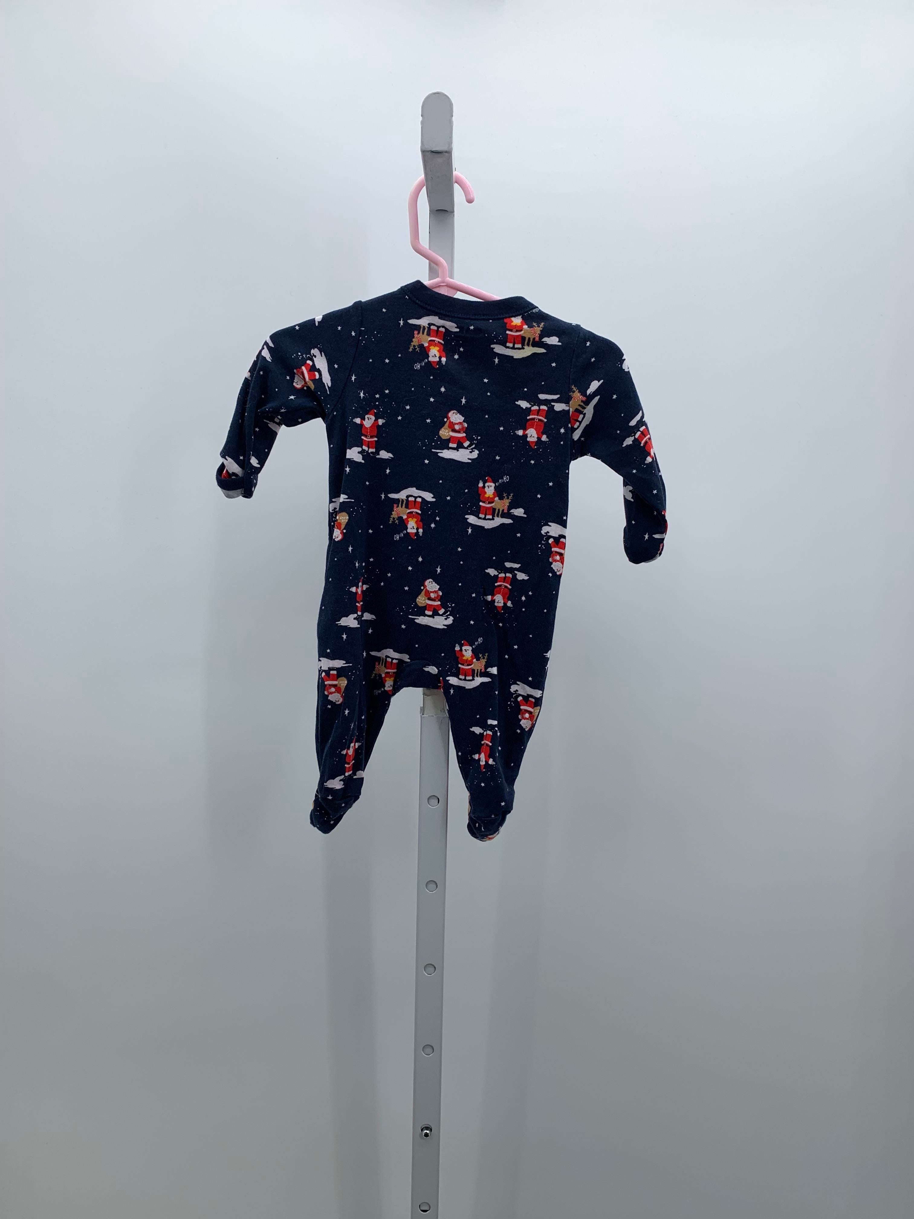 LONG SLV ROMPER SANTA REINDEER
