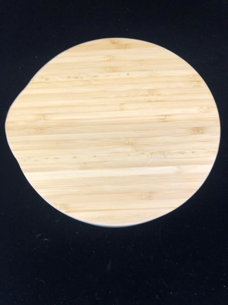 GREEN WOOD TOP CONTAINER.