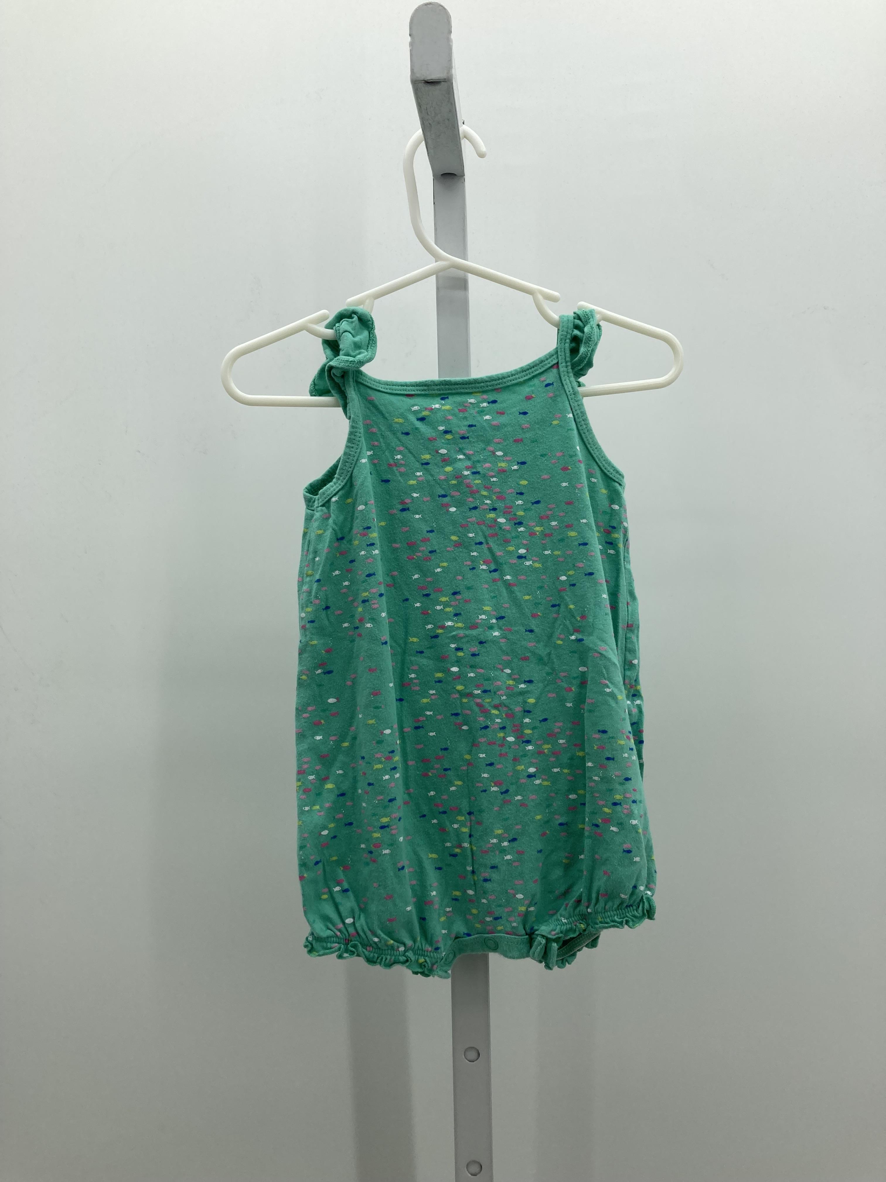 Carters Size 9 Months Girls Sleeveless Romper