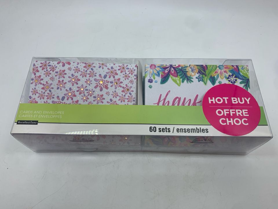 NIP 60 SET CARD & ENVELOPES.