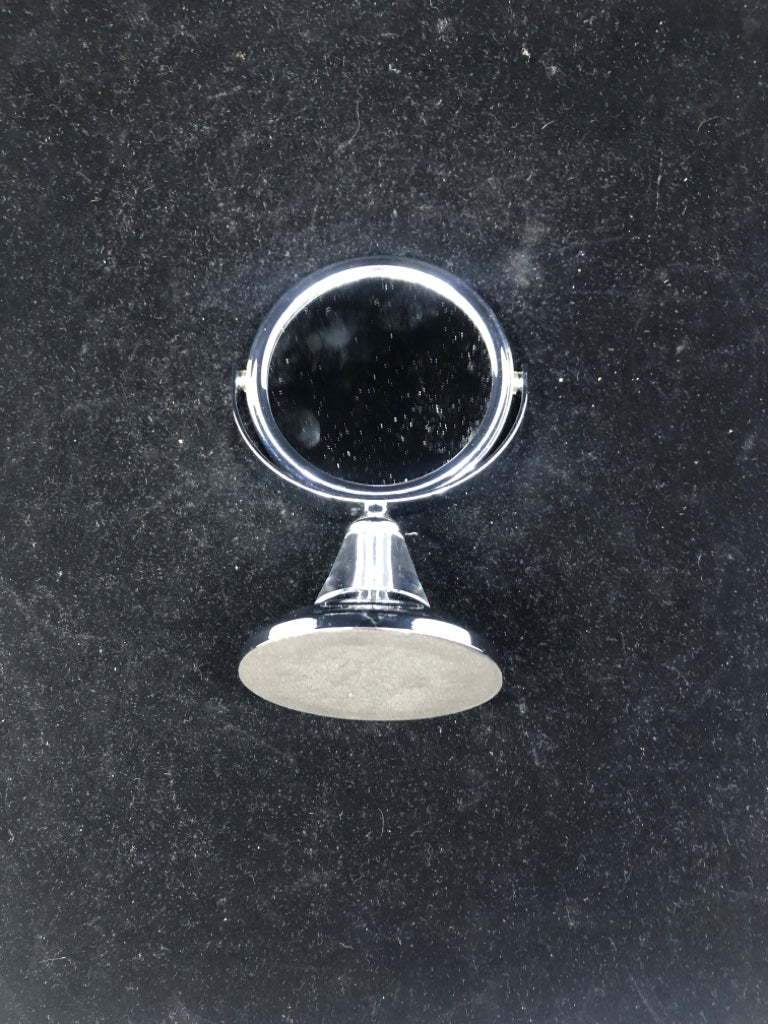 SILVER STAND MIRROR.