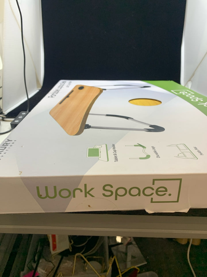 NIB PORTABLE LAPTOP DESK.