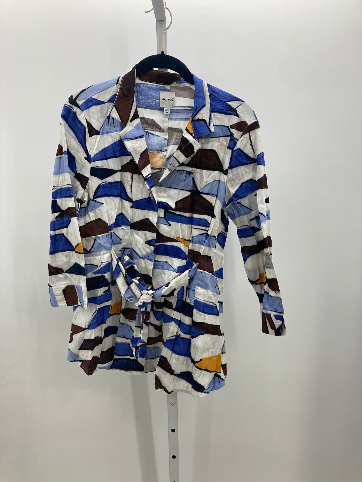 Nic+Zoe Size Medium Misses 3/4 Sleeve Shirt