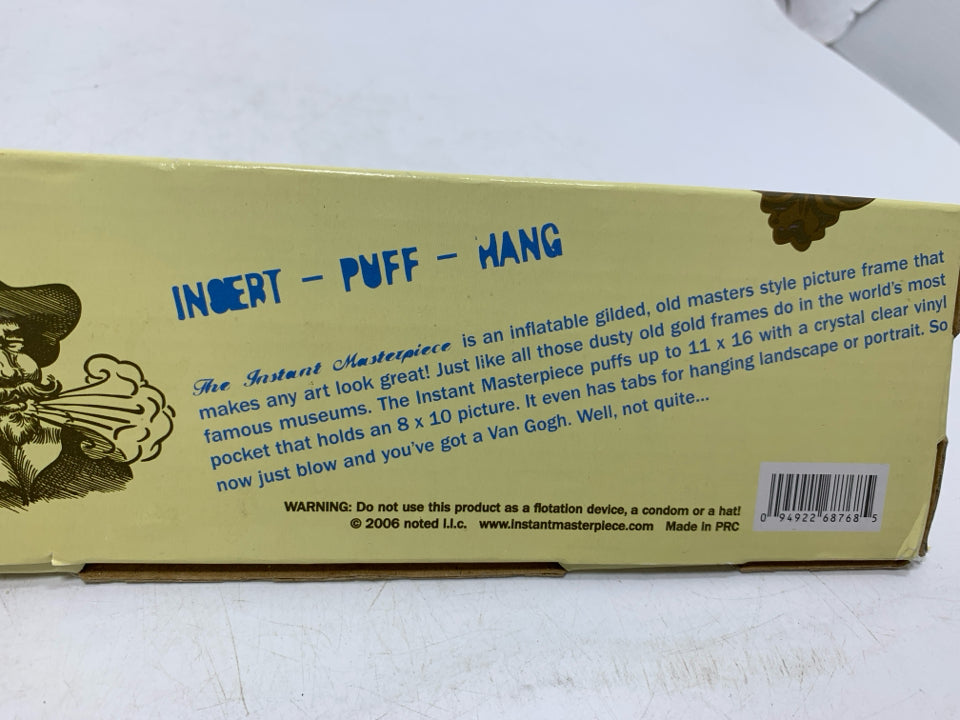 NIB VTG BLOW UP PICTURE FRAME.