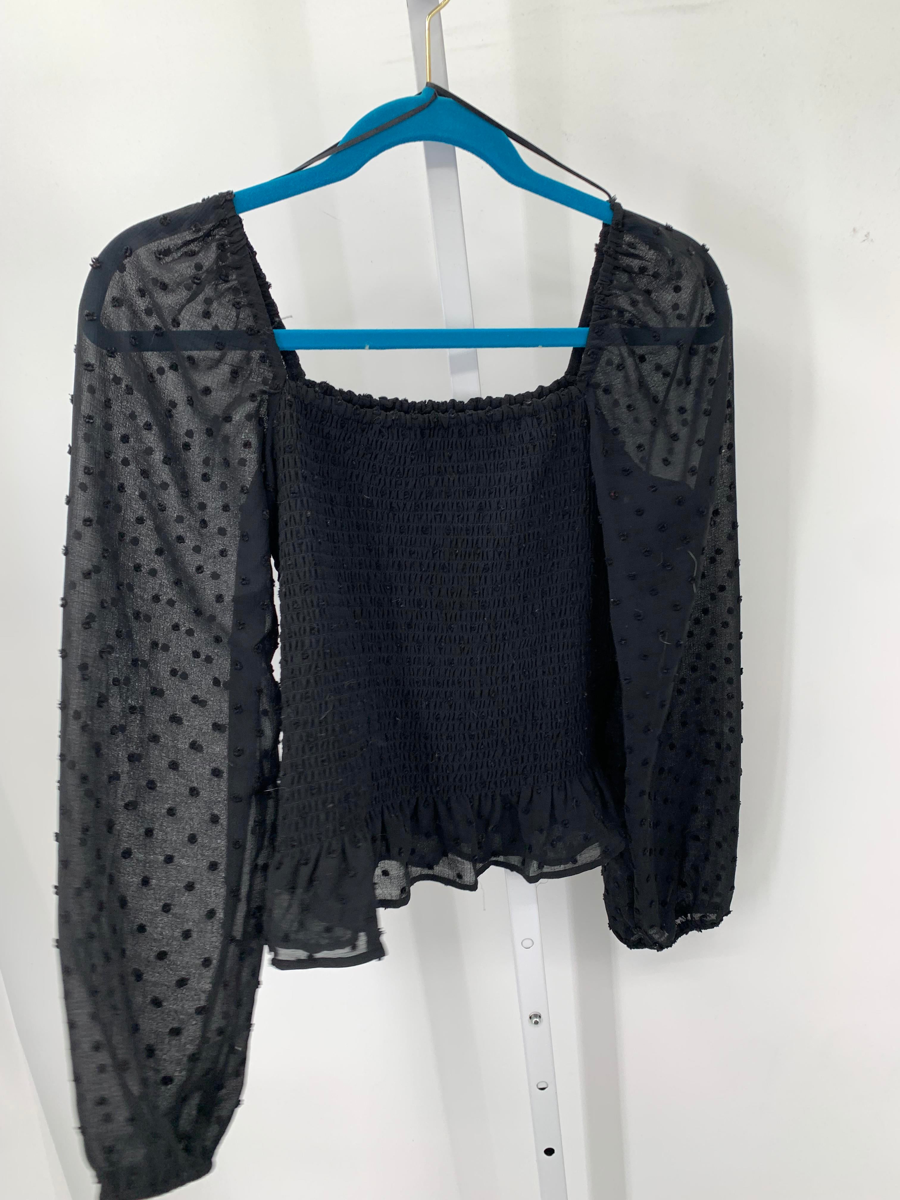 Lush Size Medium Juniors Long Sleeve Shirt