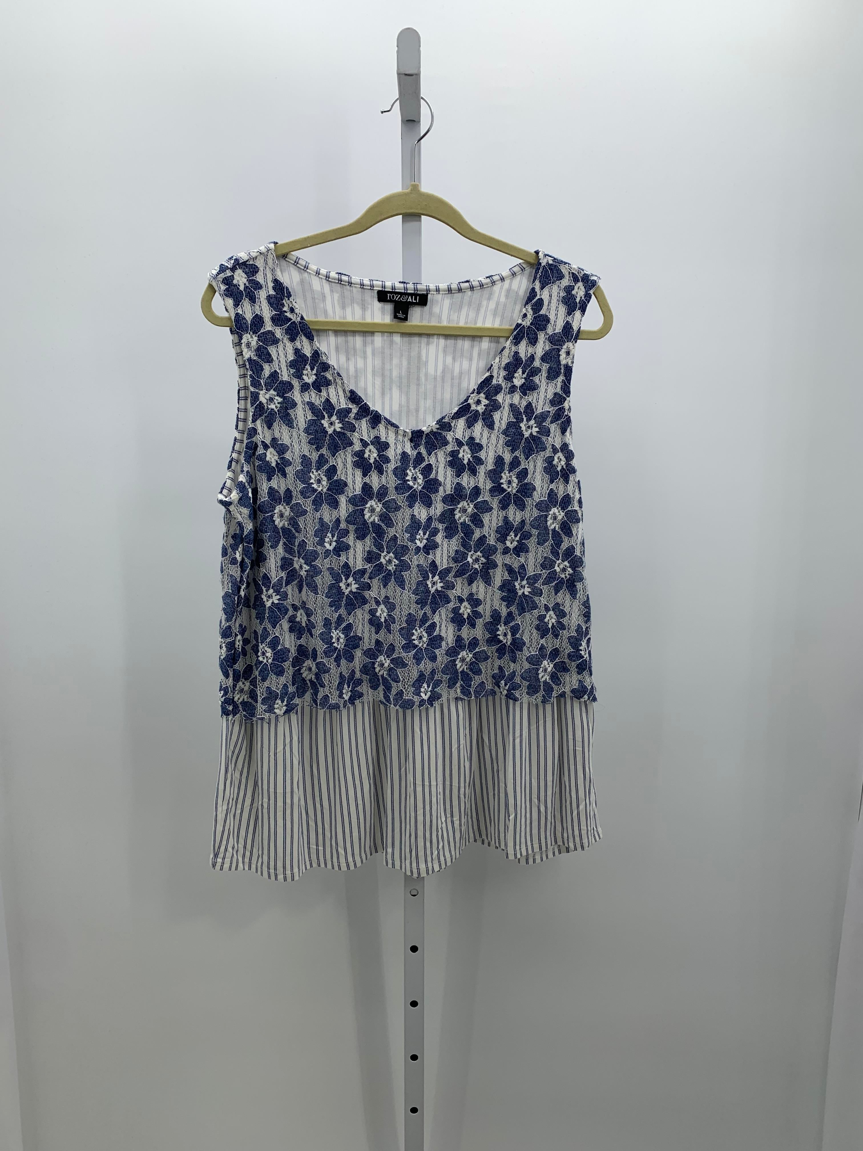 Roz & Ali Size Large Misses Sleeveless Shirt