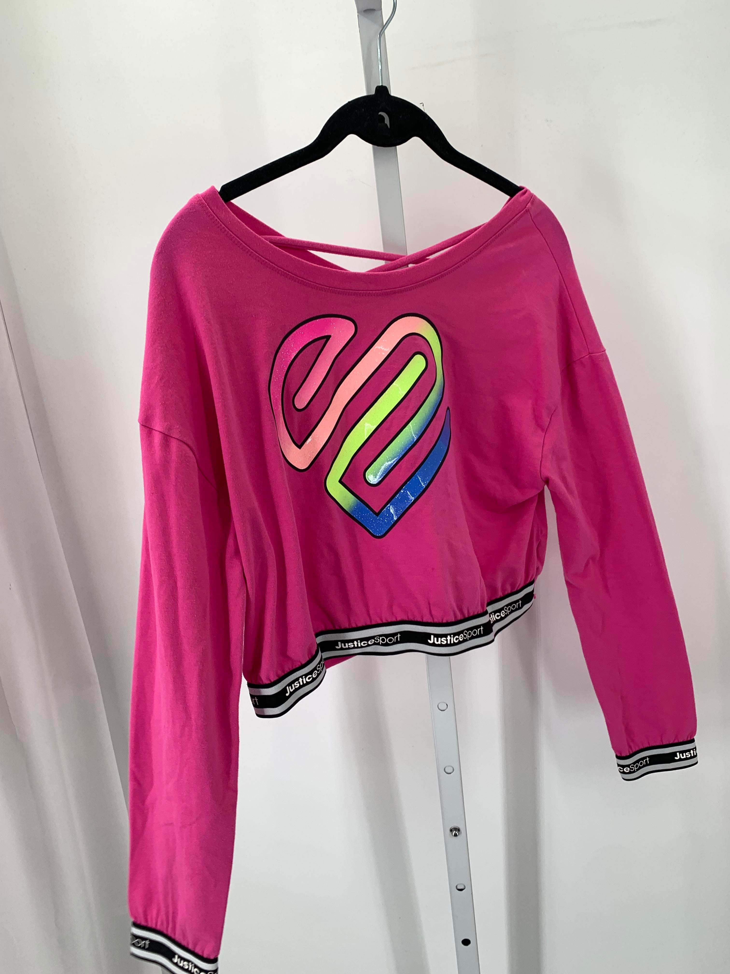 Justice Size 12-14 Girls Long Sleeve Shirt