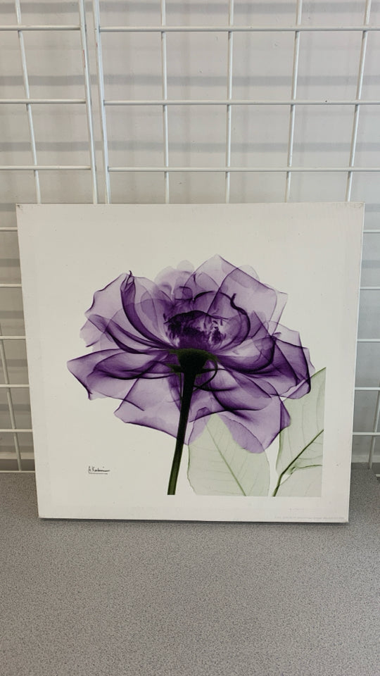 PURPLE ROSE CANVAS.