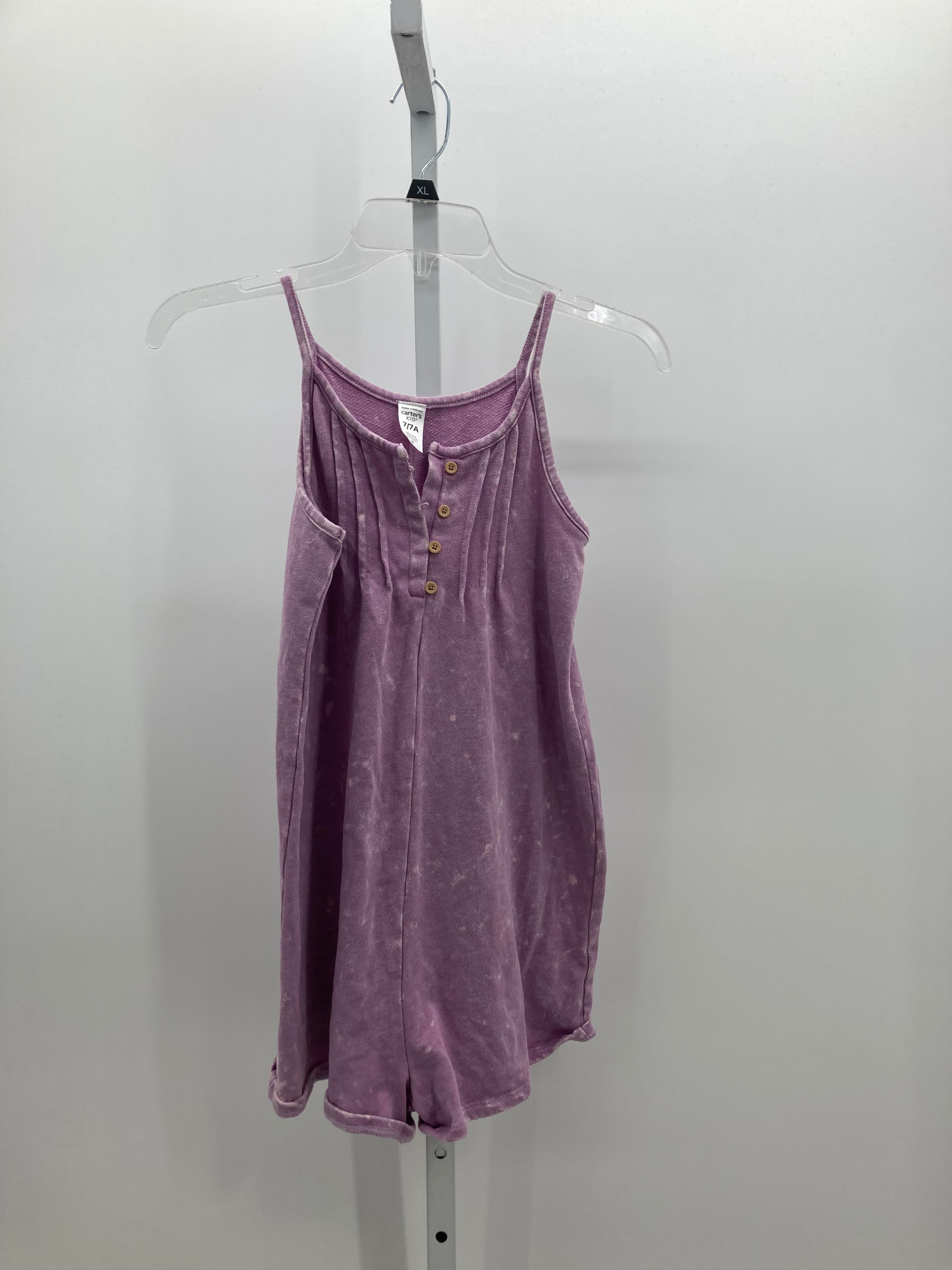 Carters Size 7 Girls Sleeveless Romper