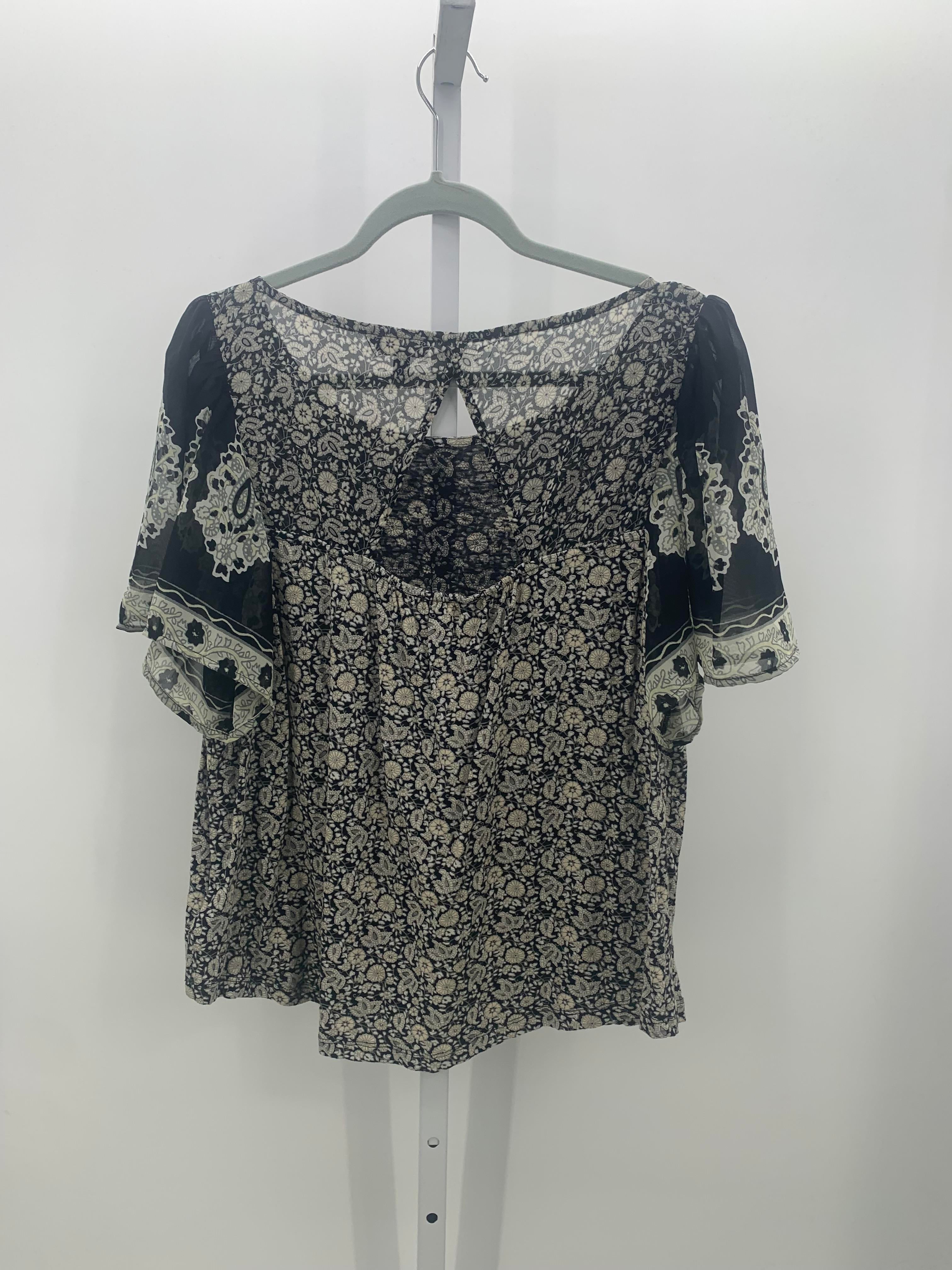 Lucky Brand Size Extra Large Misses Short Sleeve Shirt