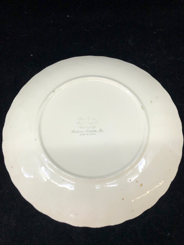 VTG CRAB APPLE PLATE.