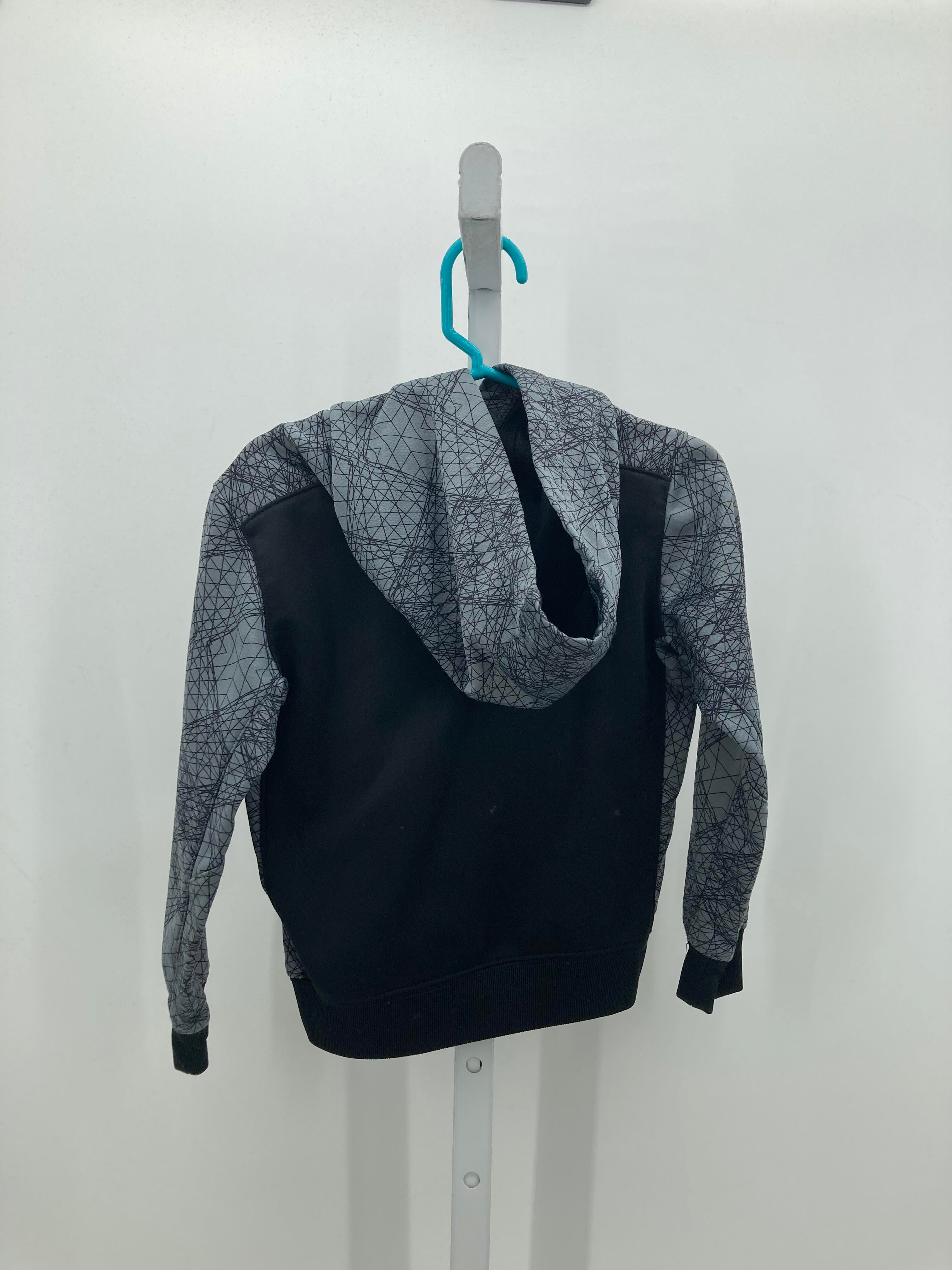 GREY HOODED KNIT