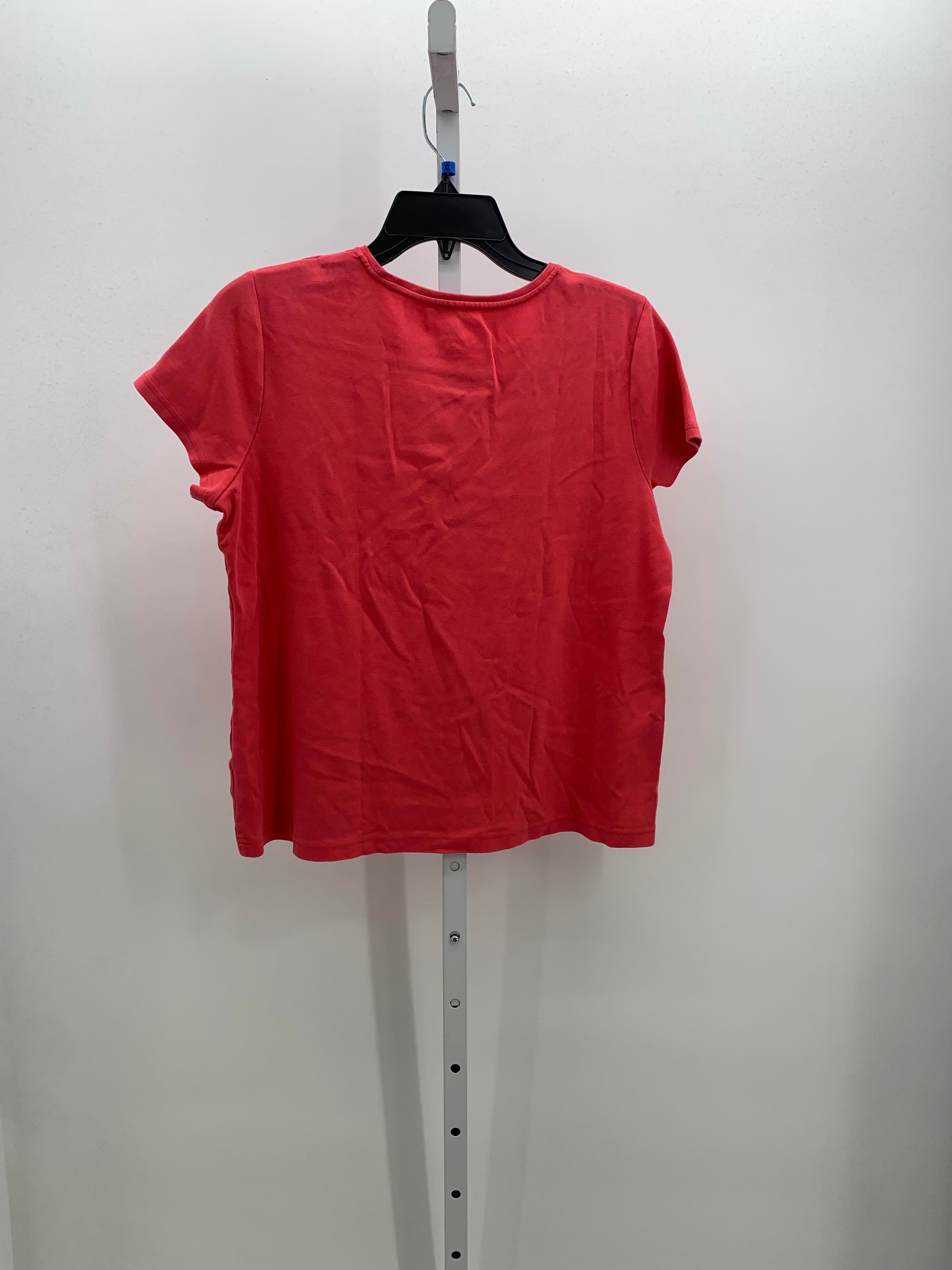 Croft & Barrow Size Large Petite Petite Short Sleeve Shirt