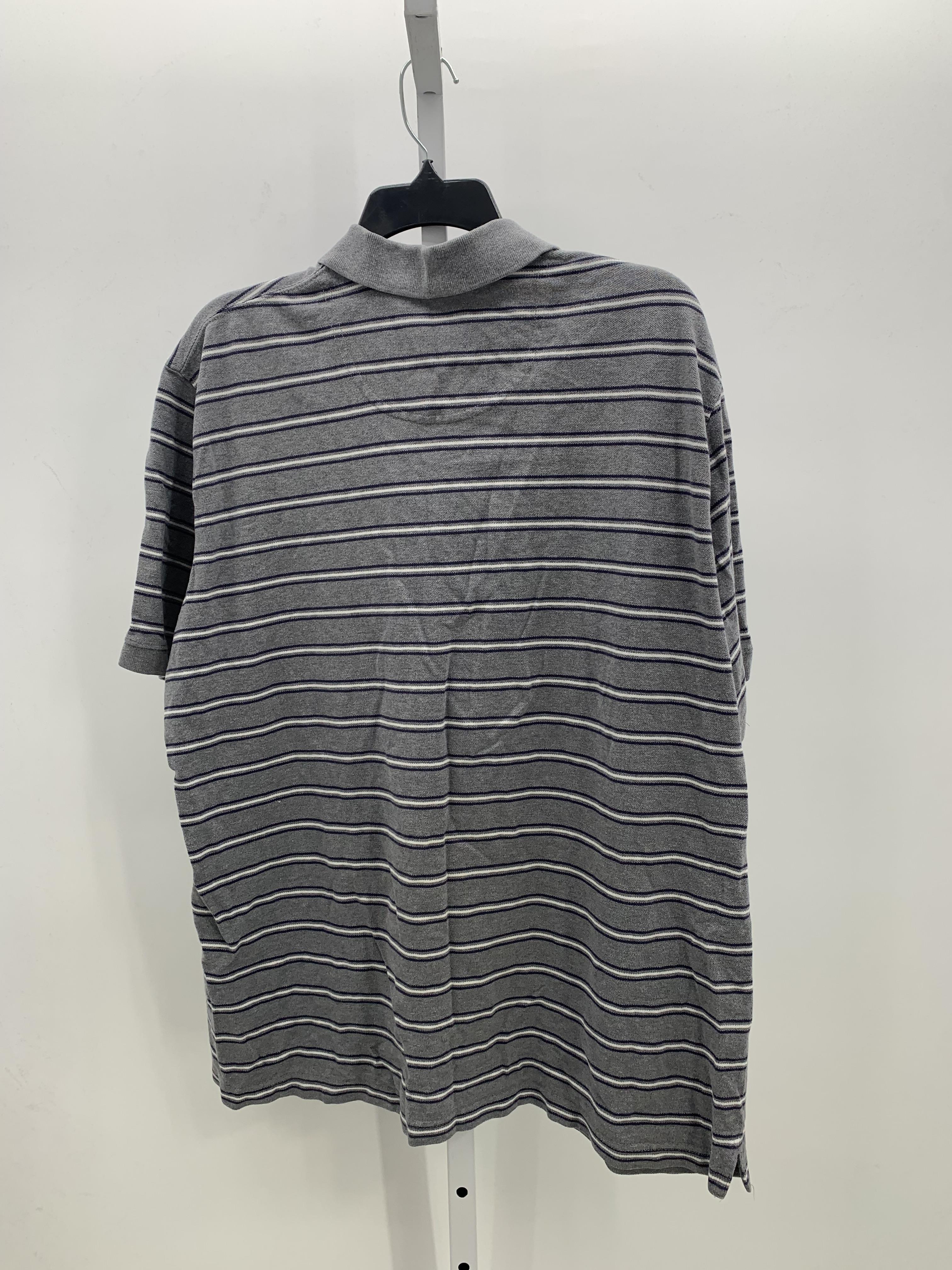 WAFFLE KNIT STRIPES POLO