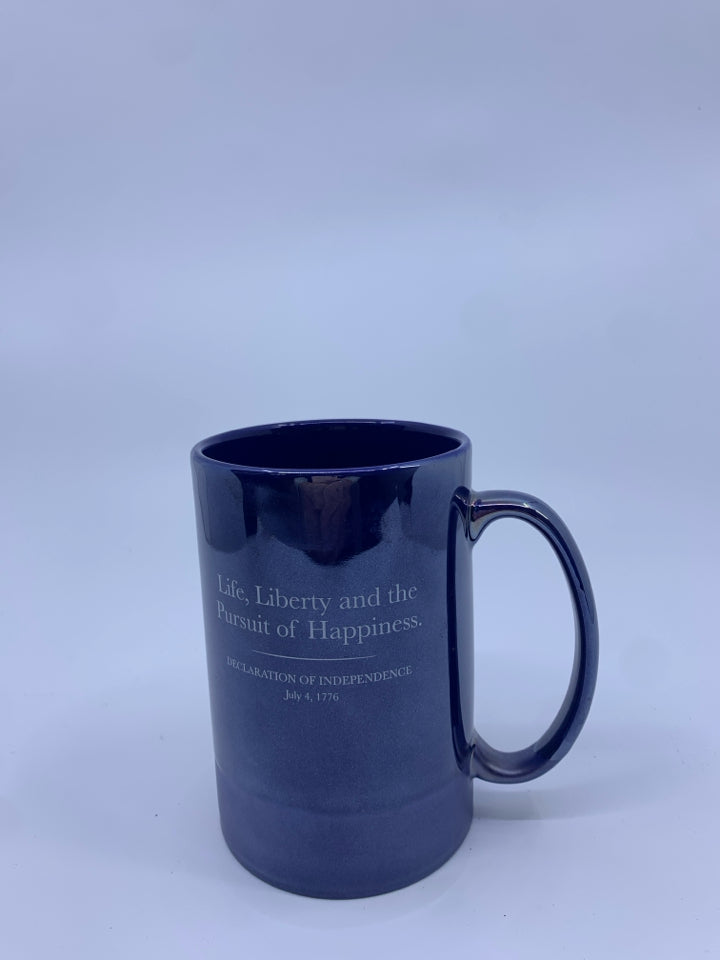 LIFE, LIBERTY- DECLARATION MUG.