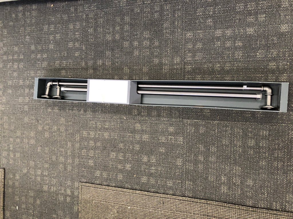 NIB THRESHOLD METAL ROOM-DARKENING CURTAIN ROD.