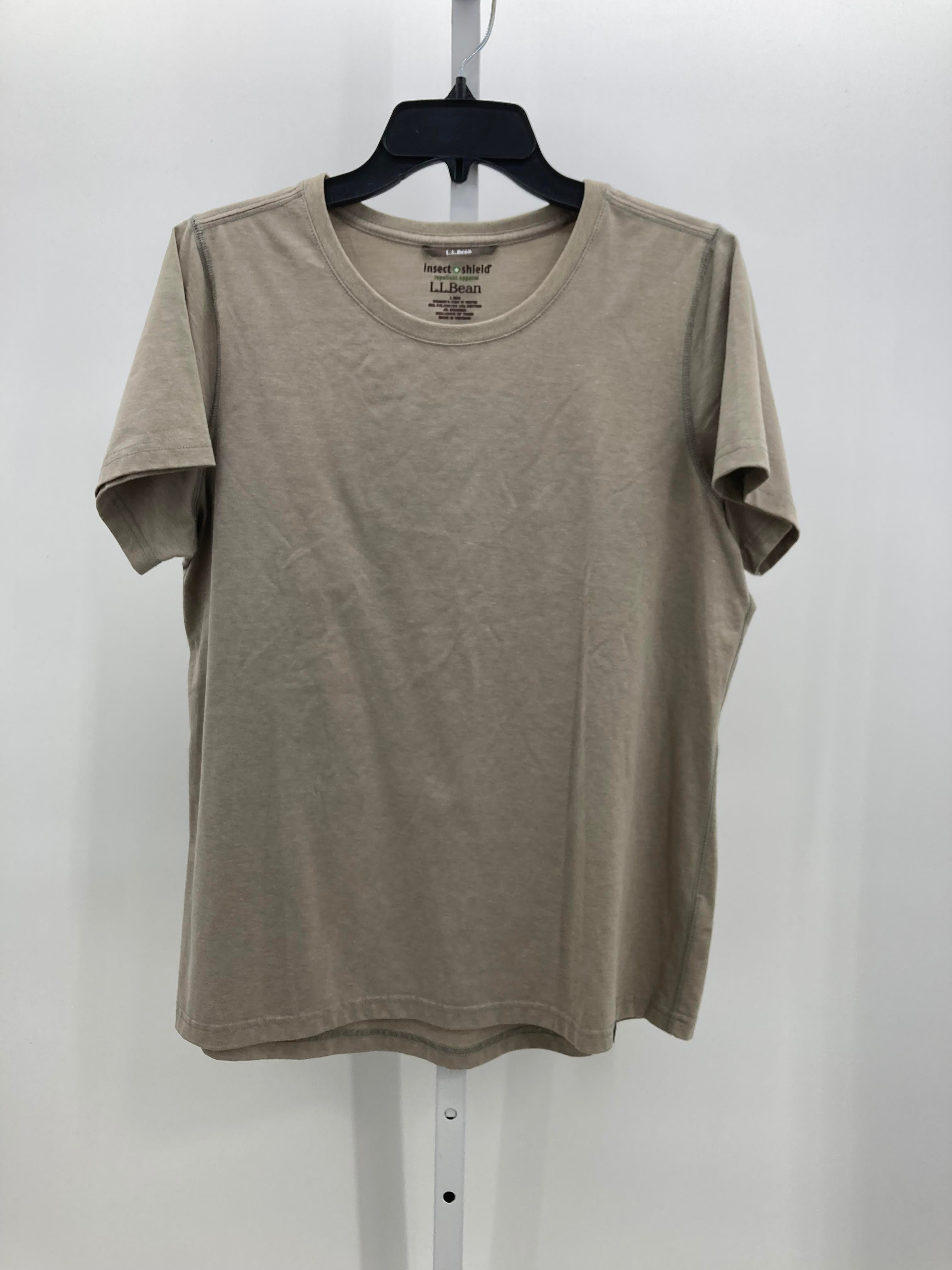 LL Bean Size Large Misses Short Sleeve Shirt