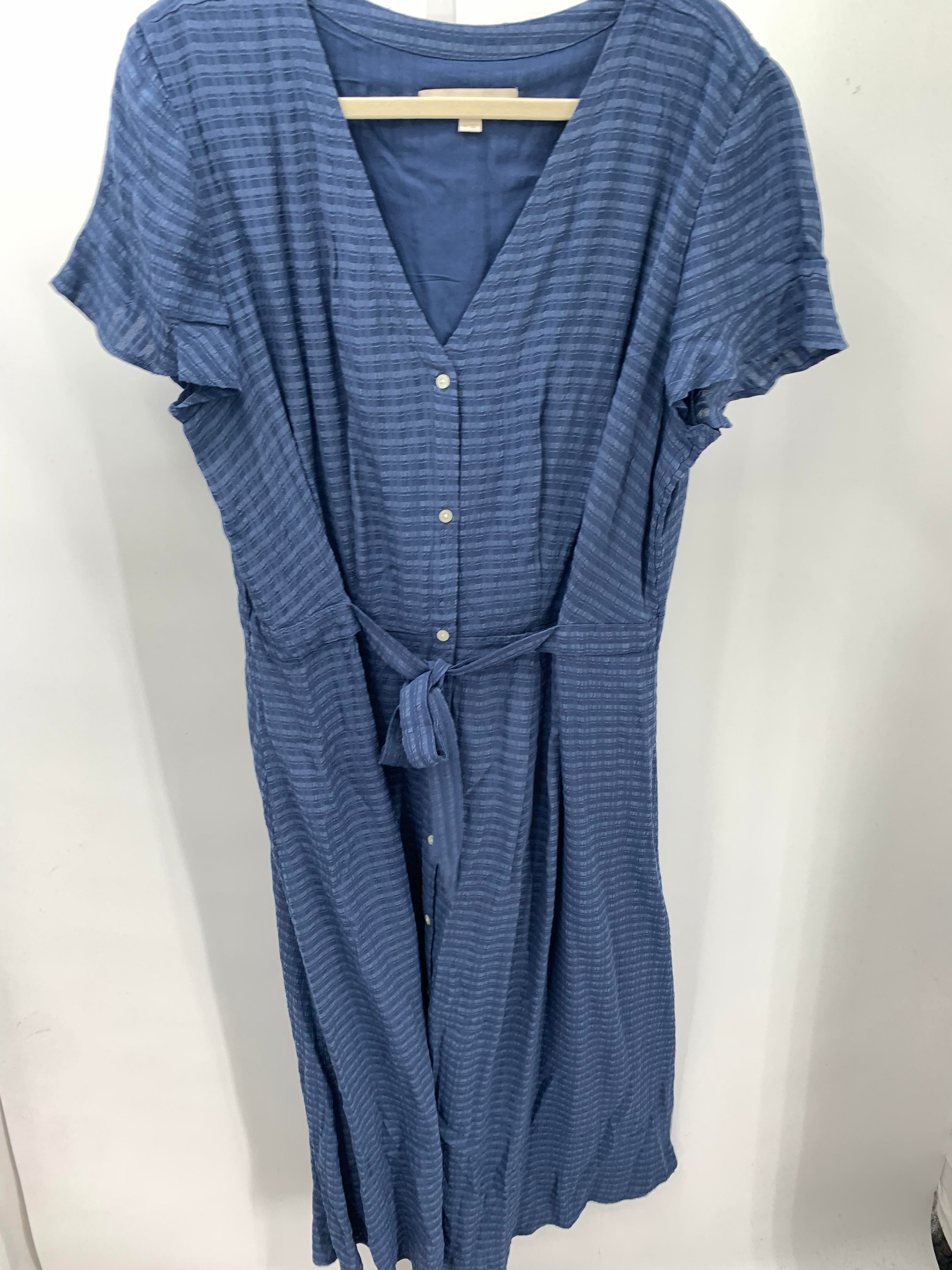 Loft Size 14 Misses Short Sleeve Dress