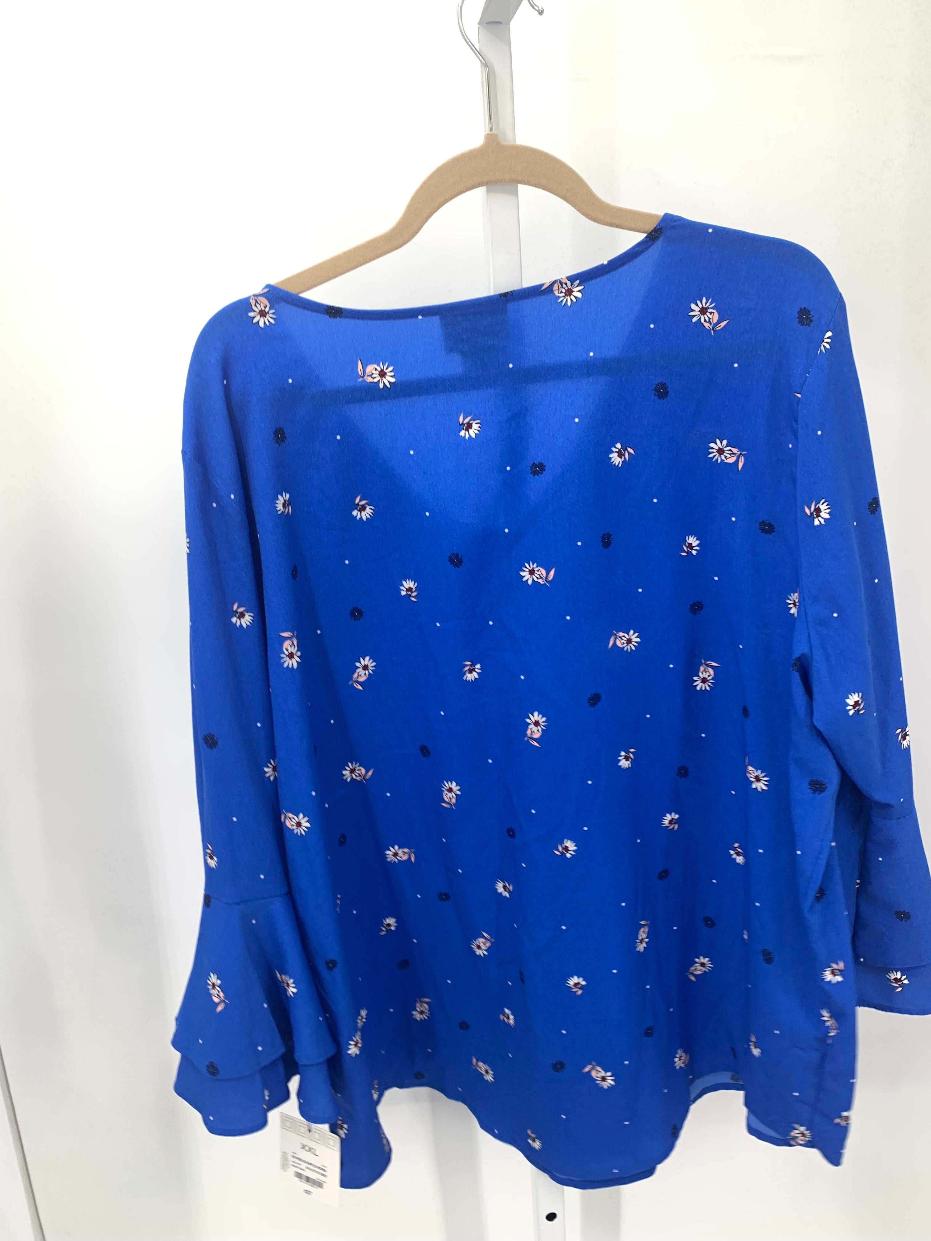 Liz Claiborne Size XXL Misses 3/4 Sleeve Shirt