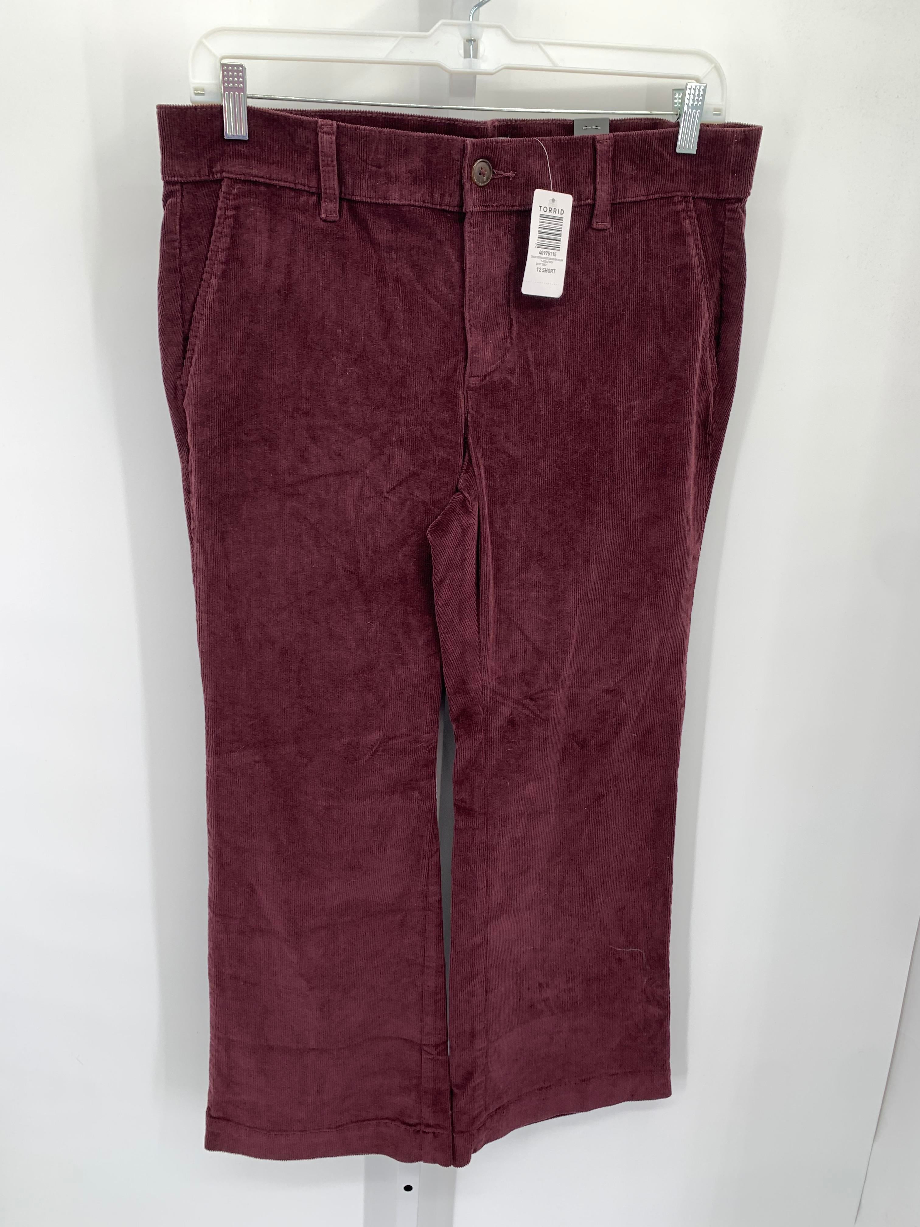 Torrid Size 12 W Womens Corduroy Pants