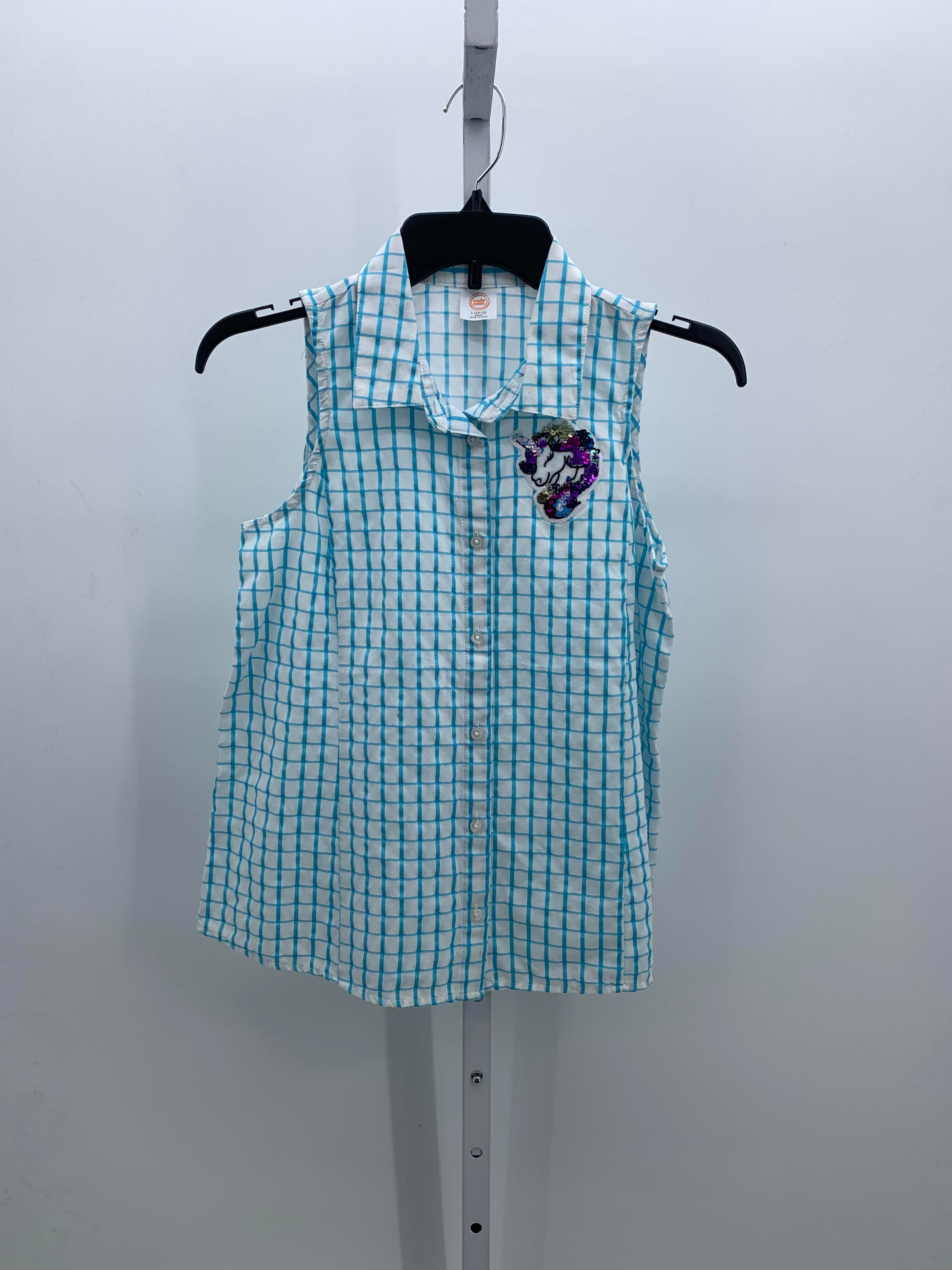 Wonder Nation Size 10-12 Girls Sleeveless Shirt