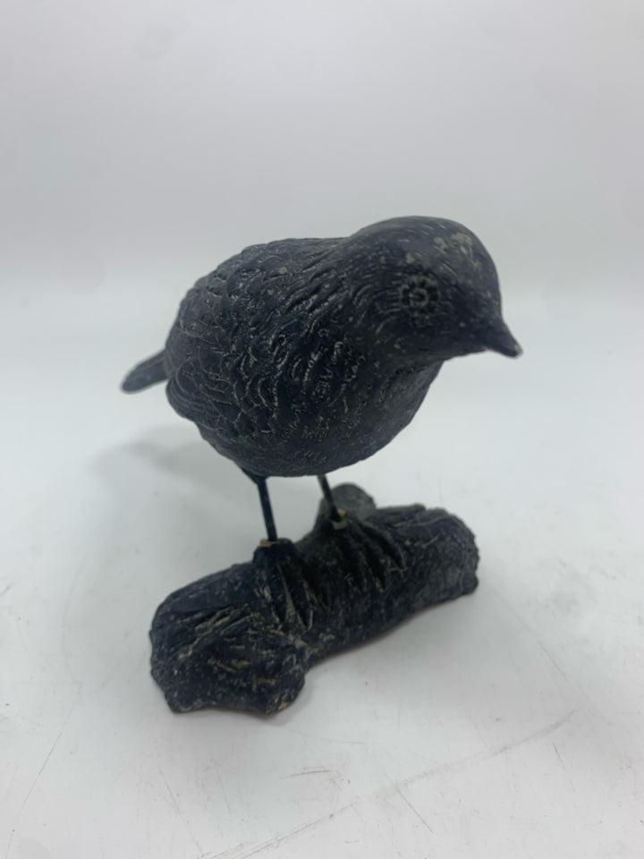 BLACK CROW FIGURINE.