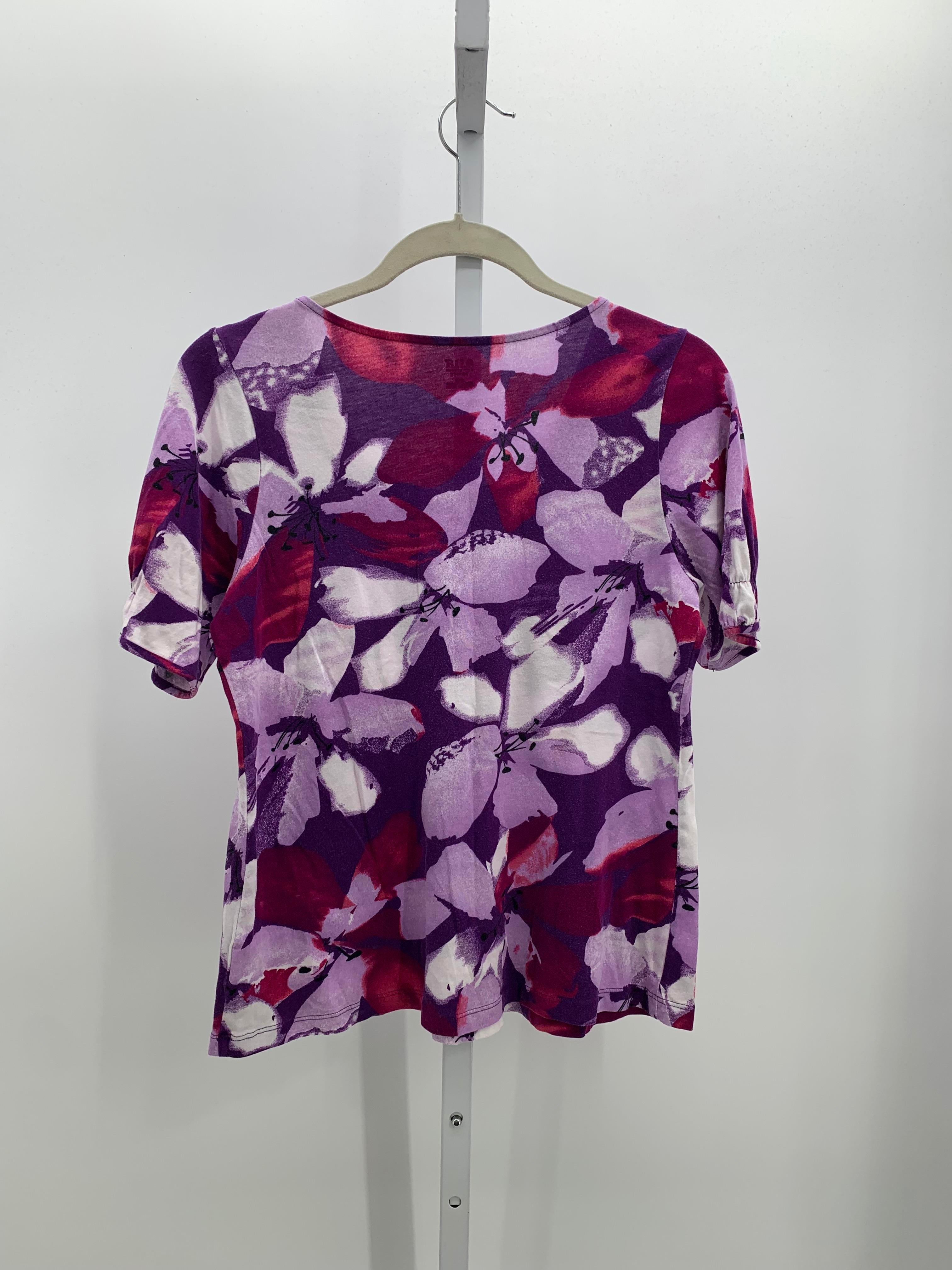 A.N.A. Size Small Petite Petite Short Sleeve Shirt