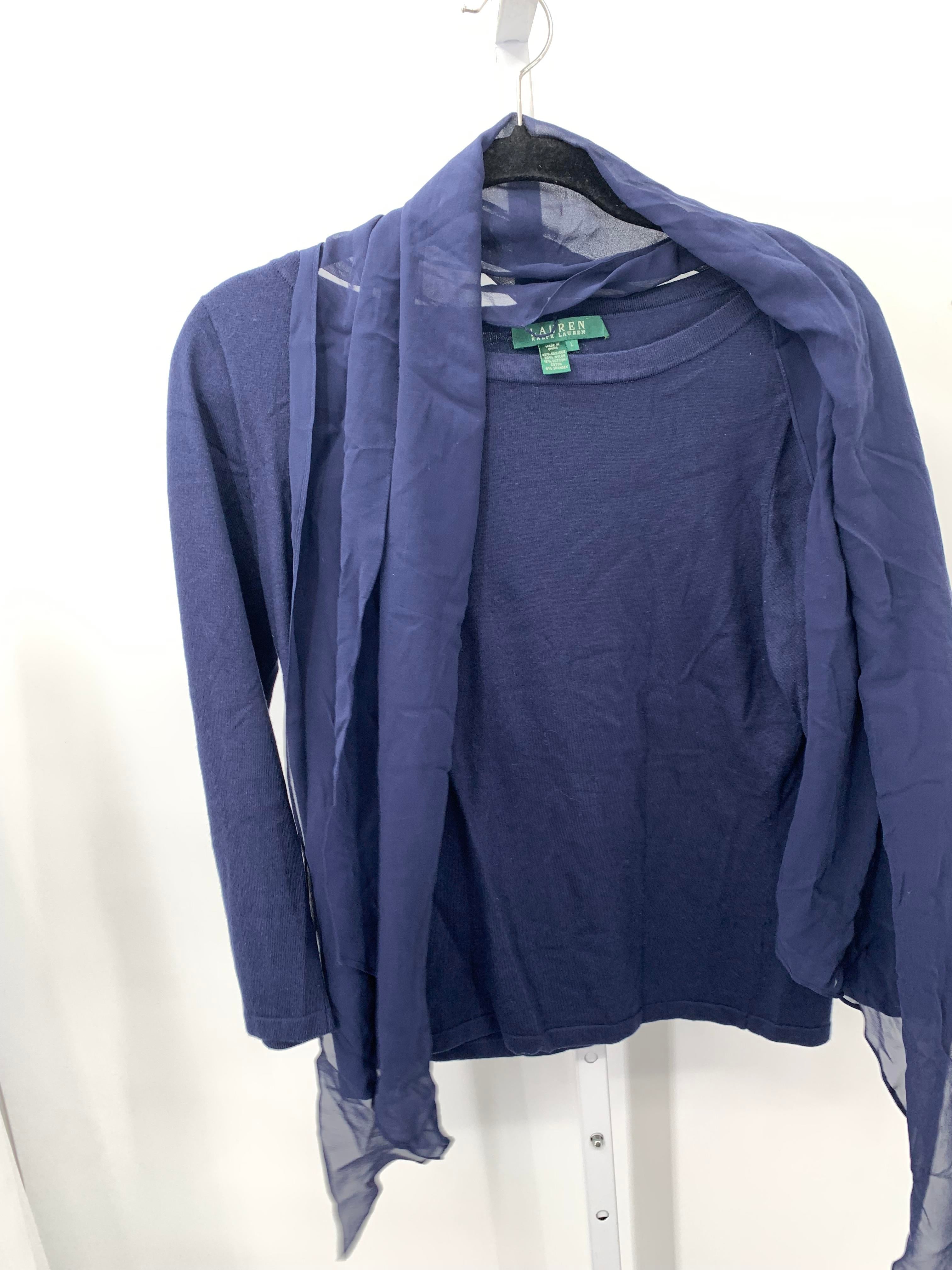 Ralph Lauren Size Large Misses Long Slv Sweater