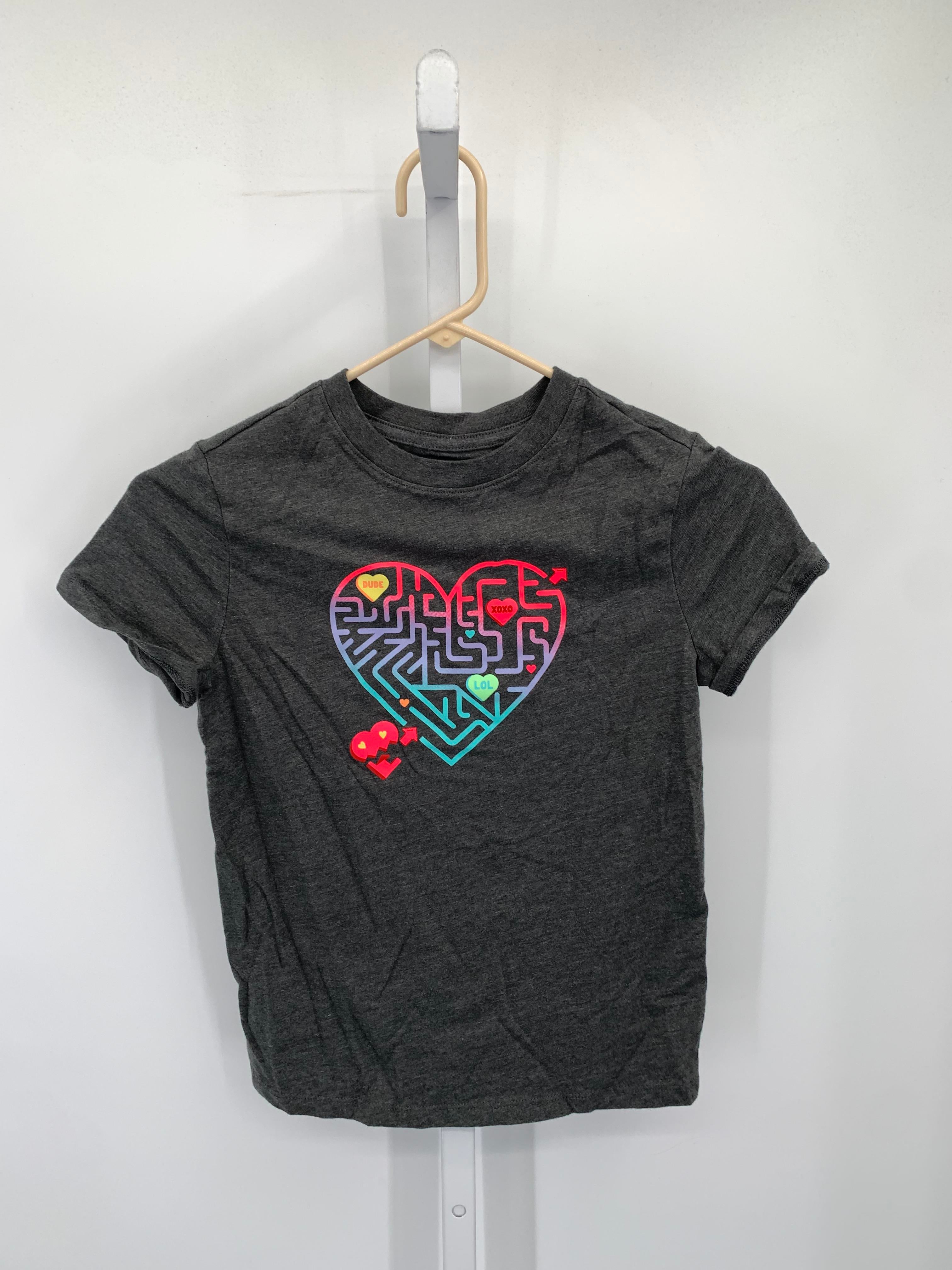 SHORT SLV SHIRT MAZE HEART