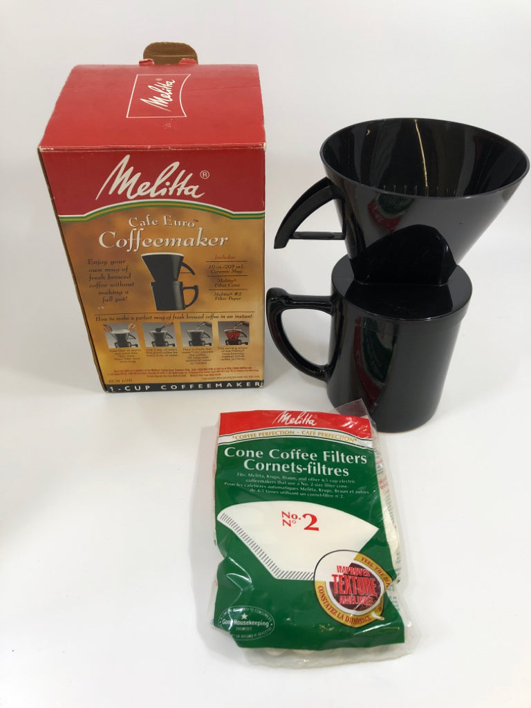 CAFE EURO COFFEEMAKER MUG IN BOX.