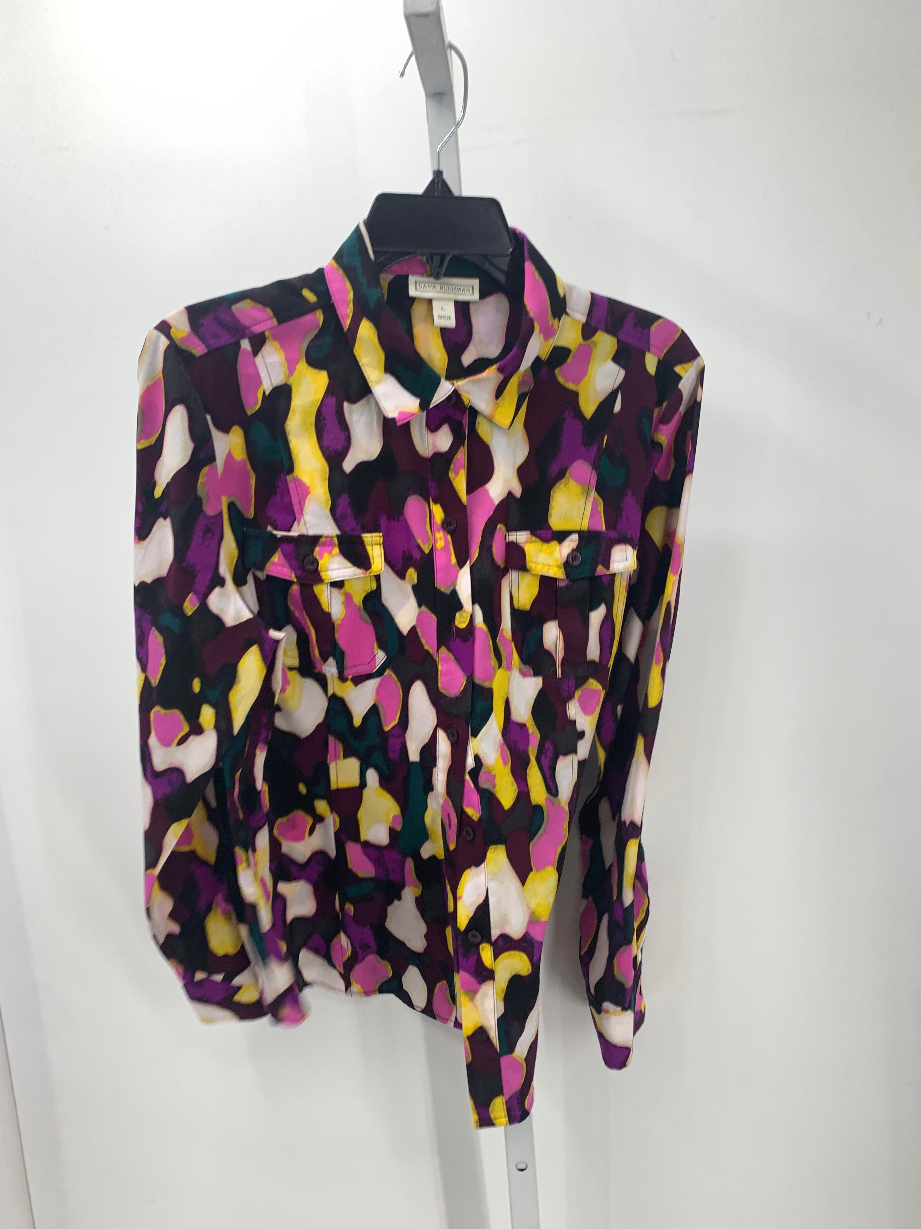 Dana Buchman Size Large Misses Long Sleeve Shirt